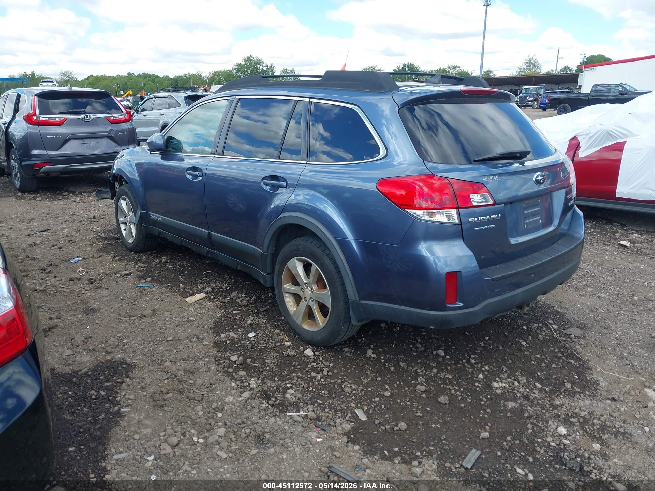 2014 Subaru Outback 2.5i Premium Light Blue vin: 4S4BRBDC1E3252162