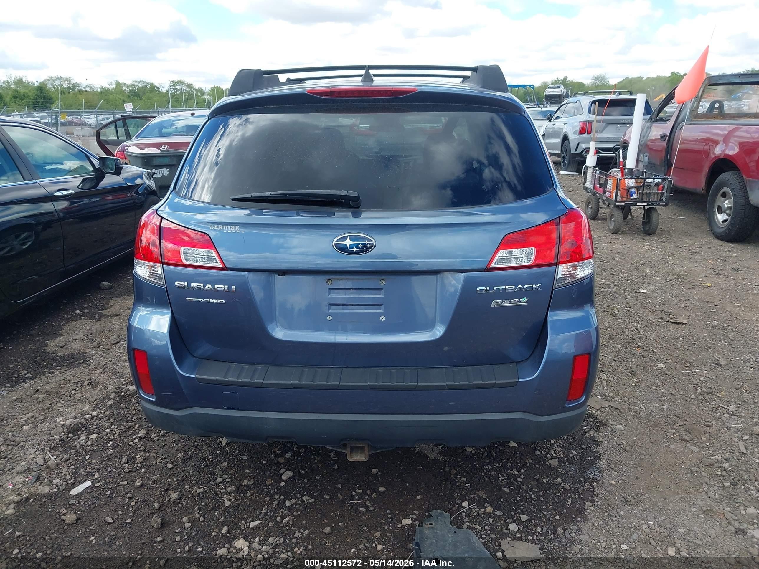 2014 Subaru Outback 2.5i Premium Light Blue vin: 4S4BRBDC1E3252162