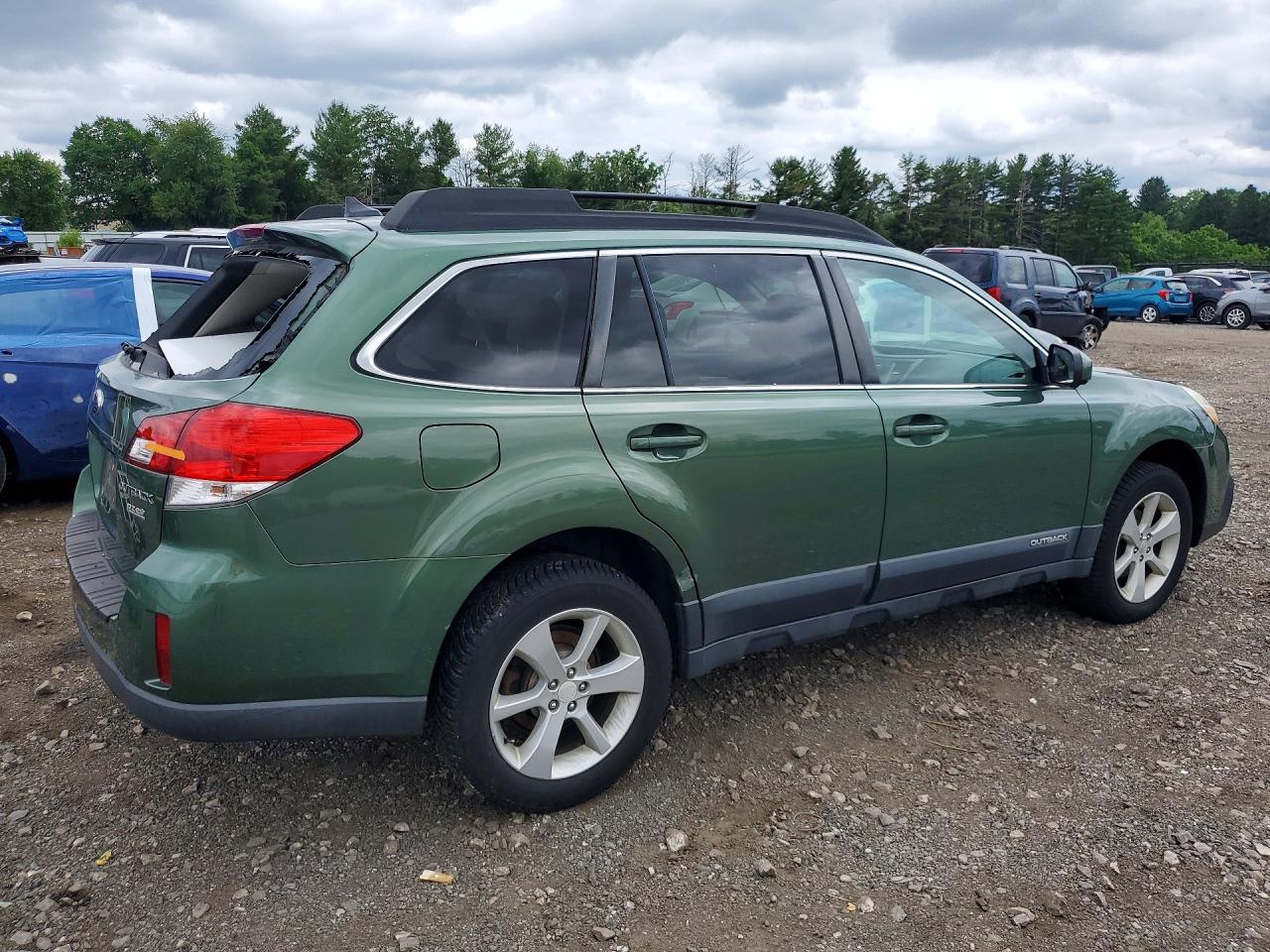 2014 Subaru Outback 2.5i Premium Green vin: 4S4BRBDC3E3328657