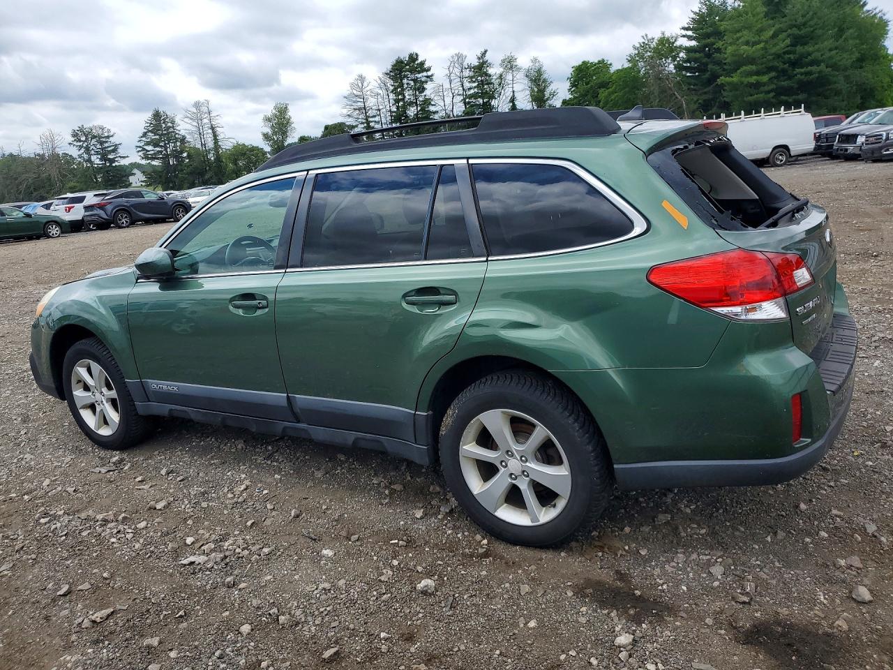 2014 Subaru Outback 2.5i Premium Green vin: 4S4BRBDC3E3328657