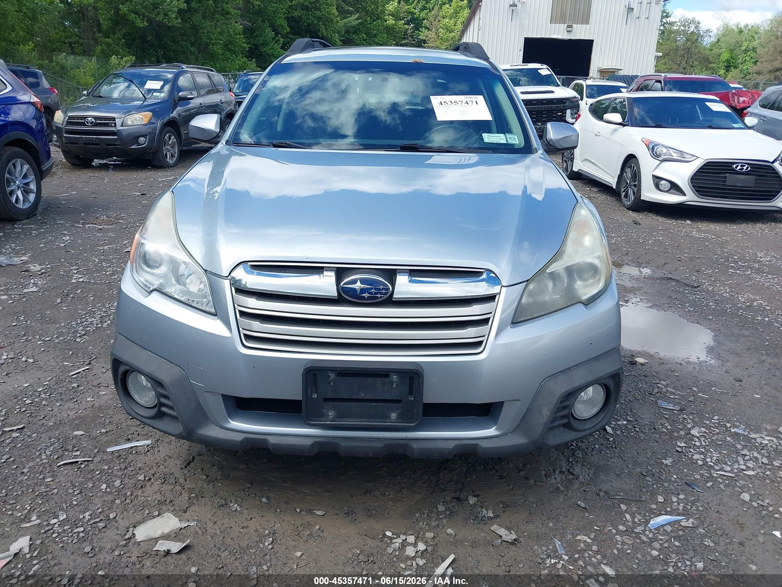 2014 Subaru Outback 2.5i Premium Gray vin: 4S4BRBDC4E3206714
