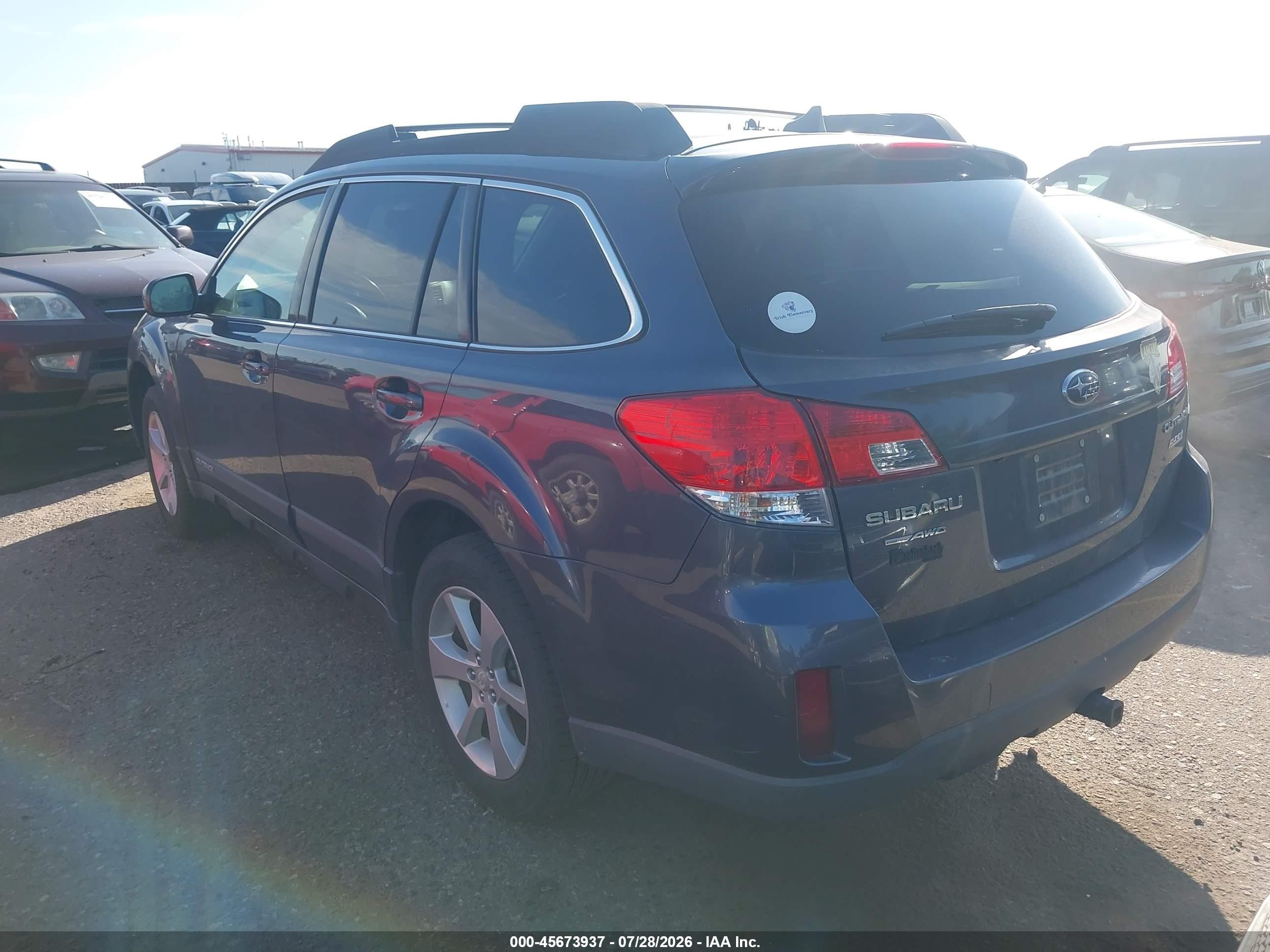 2014 Subaru Outback 2.5i Premium Blue vin: 4S4BRBDC4E3237607