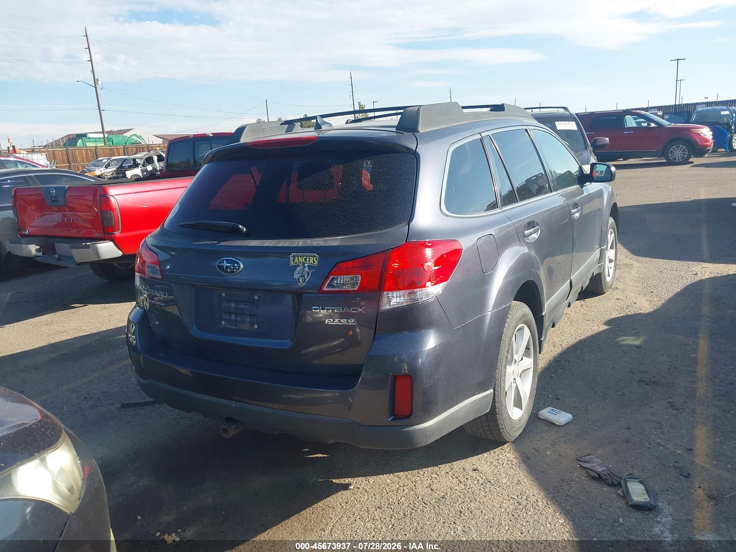 2014 Subaru Outback 2.5i Premium Blue vin: 4S4BRBDC4E3237607