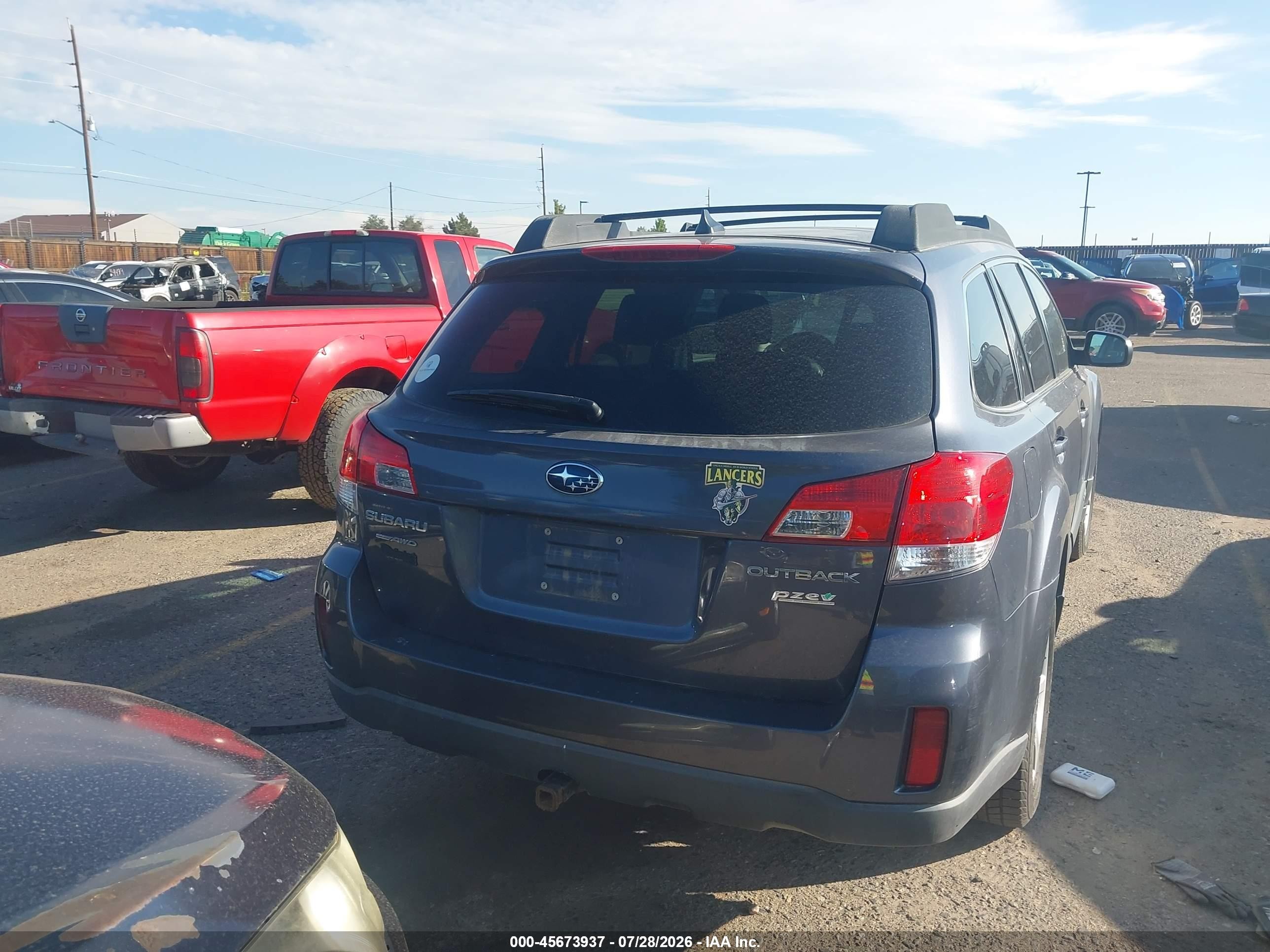 2014 Subaru Outback 2.5i Premium Blue vin: 4S4BRBDC4E3237607