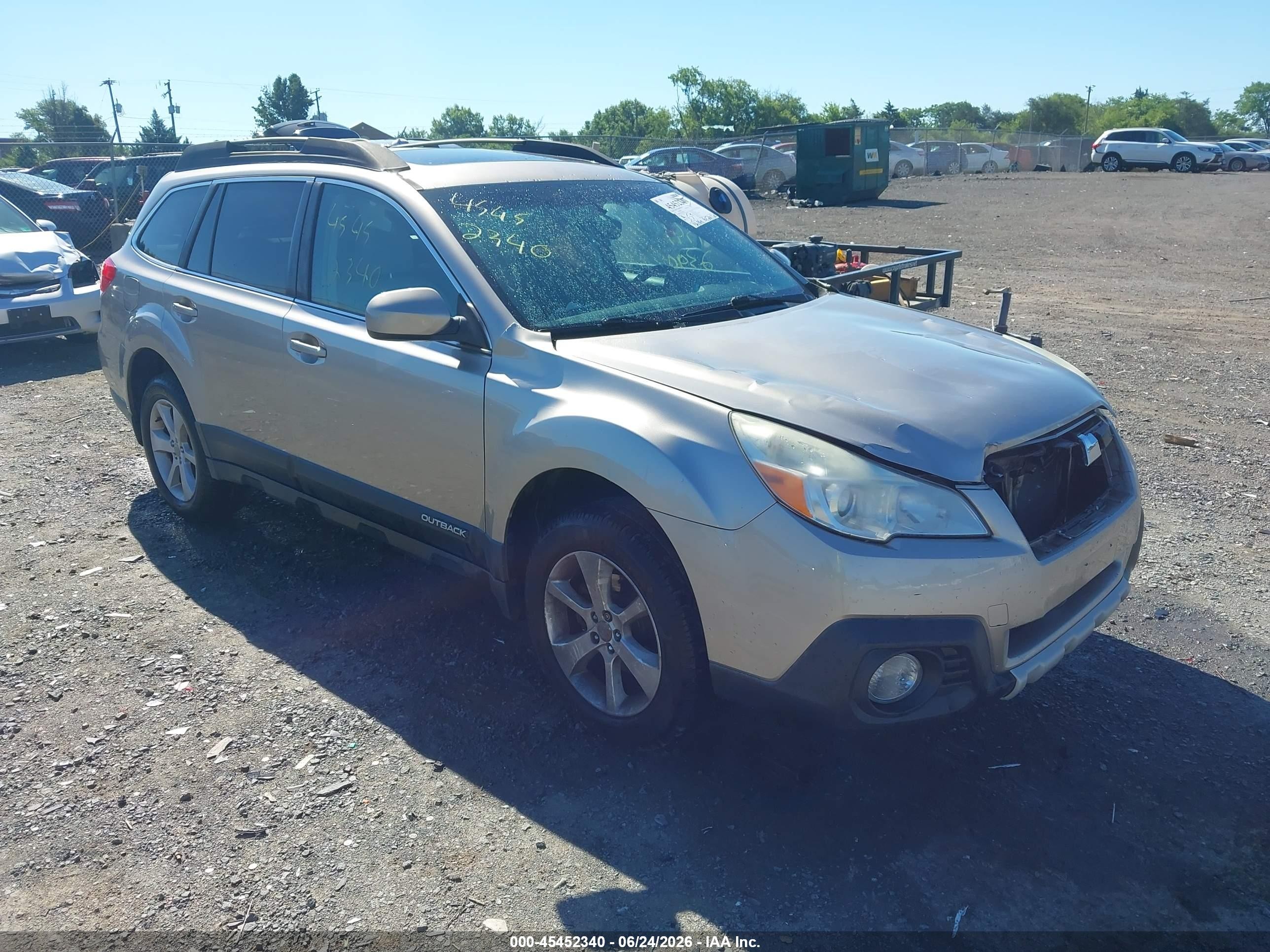 2014 Subaru Outback 2.5i Premium Gold vin: 4S4BRBDC4E3328358