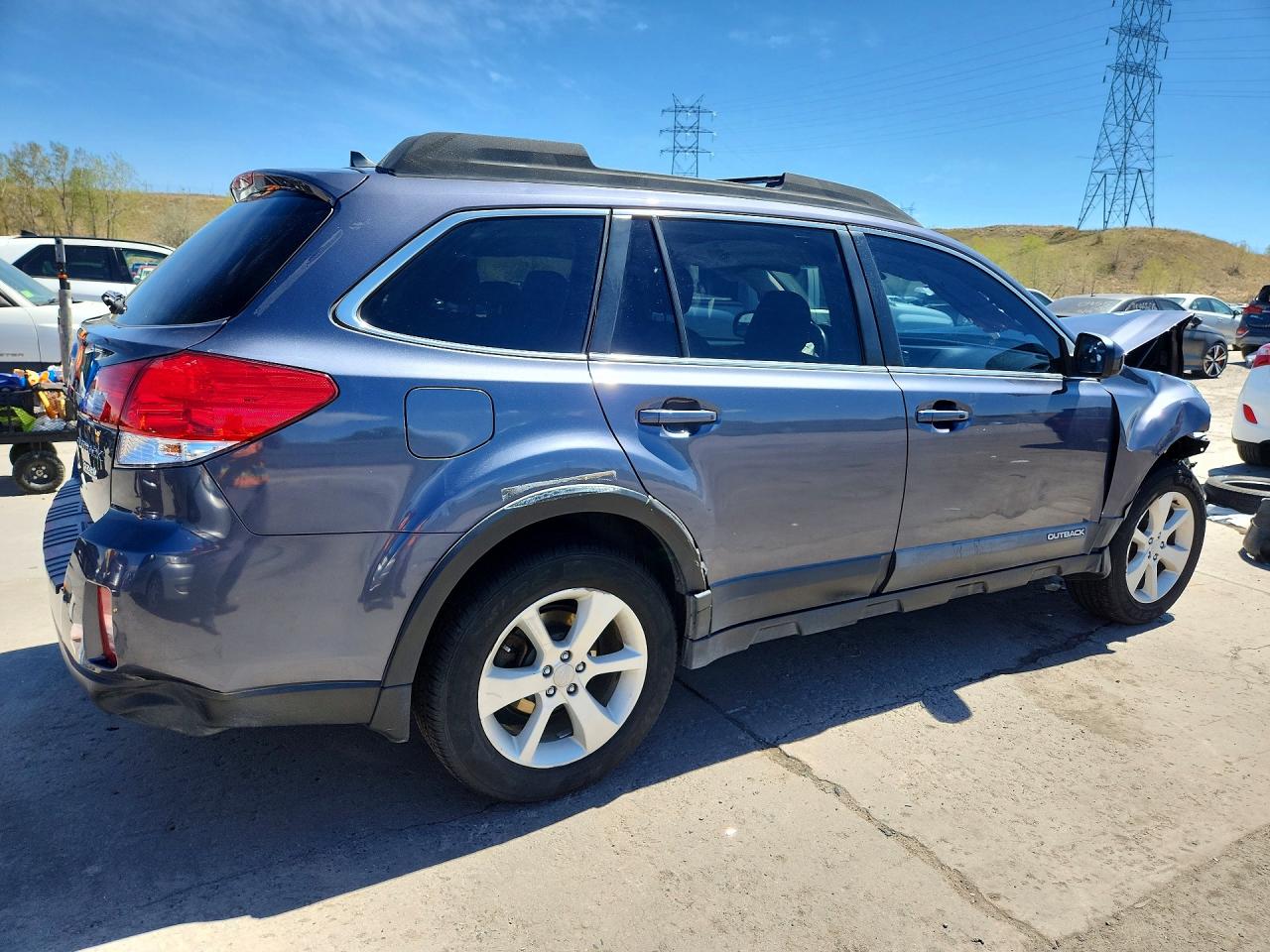 2014 Subaru Outback 2.5i Premium Charcoal vin: 4S4BRBDC7E3200258