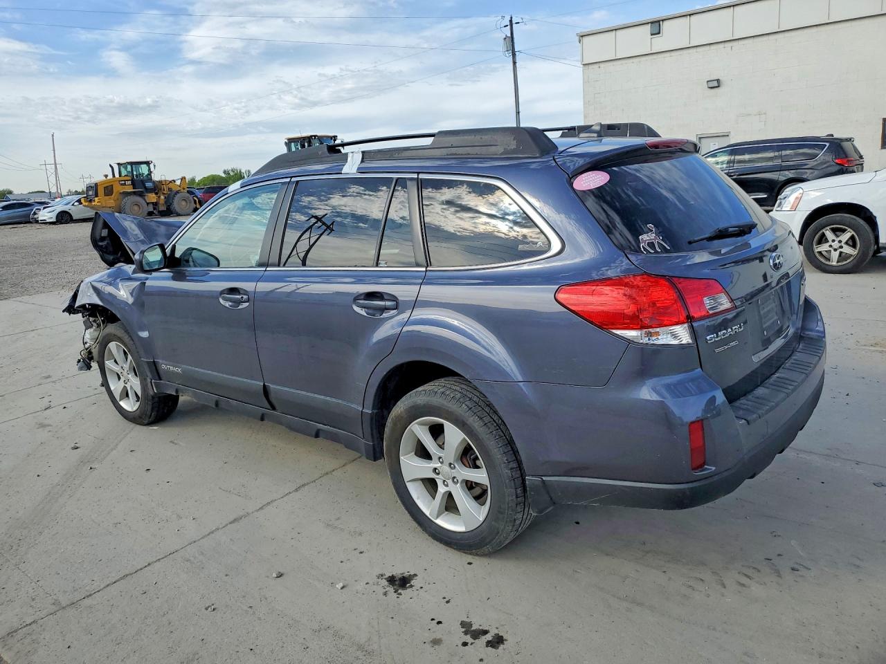 2014 Subaru Outback 2.5i Premium Gray vin: 4S4BRBDC7E3231896