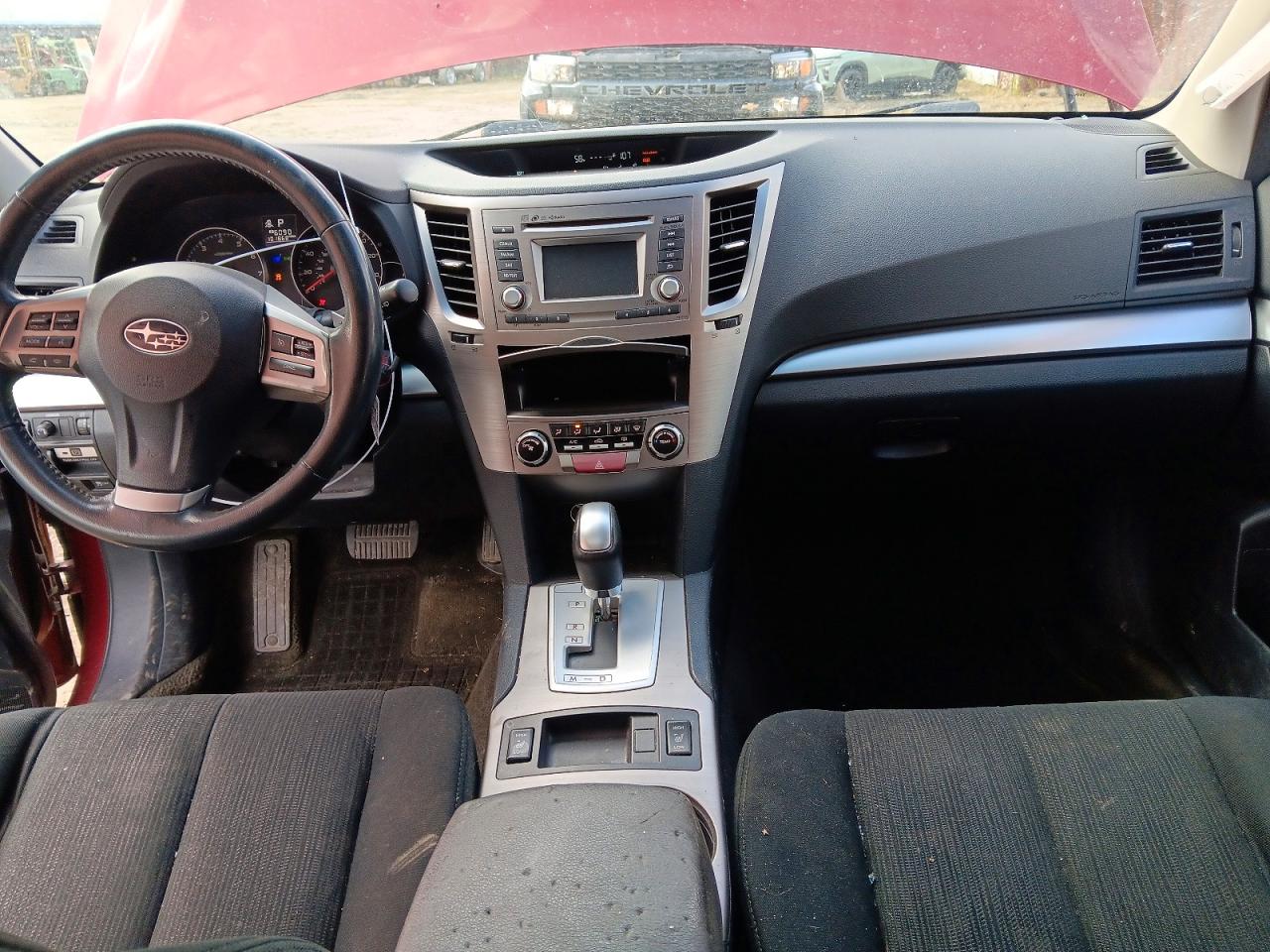 2014 Subaru Outback 2.5i Premium Red vin: 4S4BRBDC7E3244941