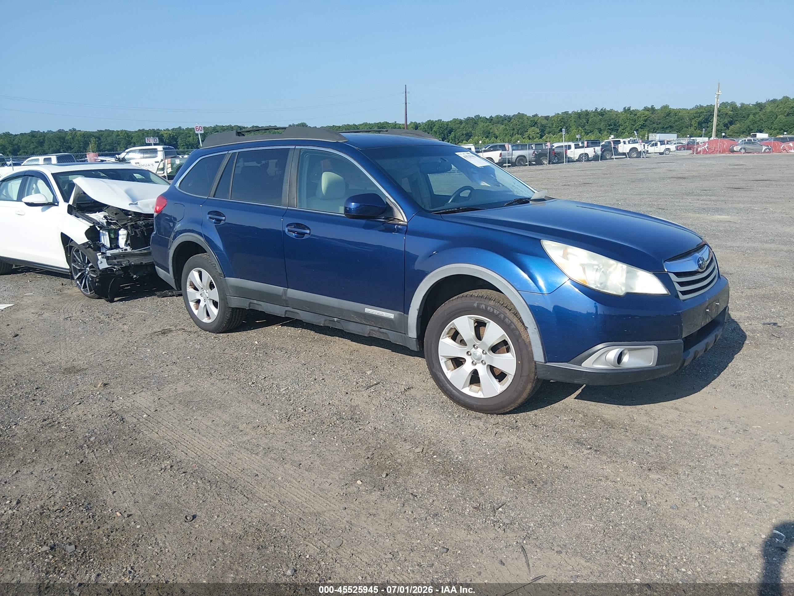 2010 Subaru Outback 2.5i Premium Синий vin: 4S4BRBDC8A3321505