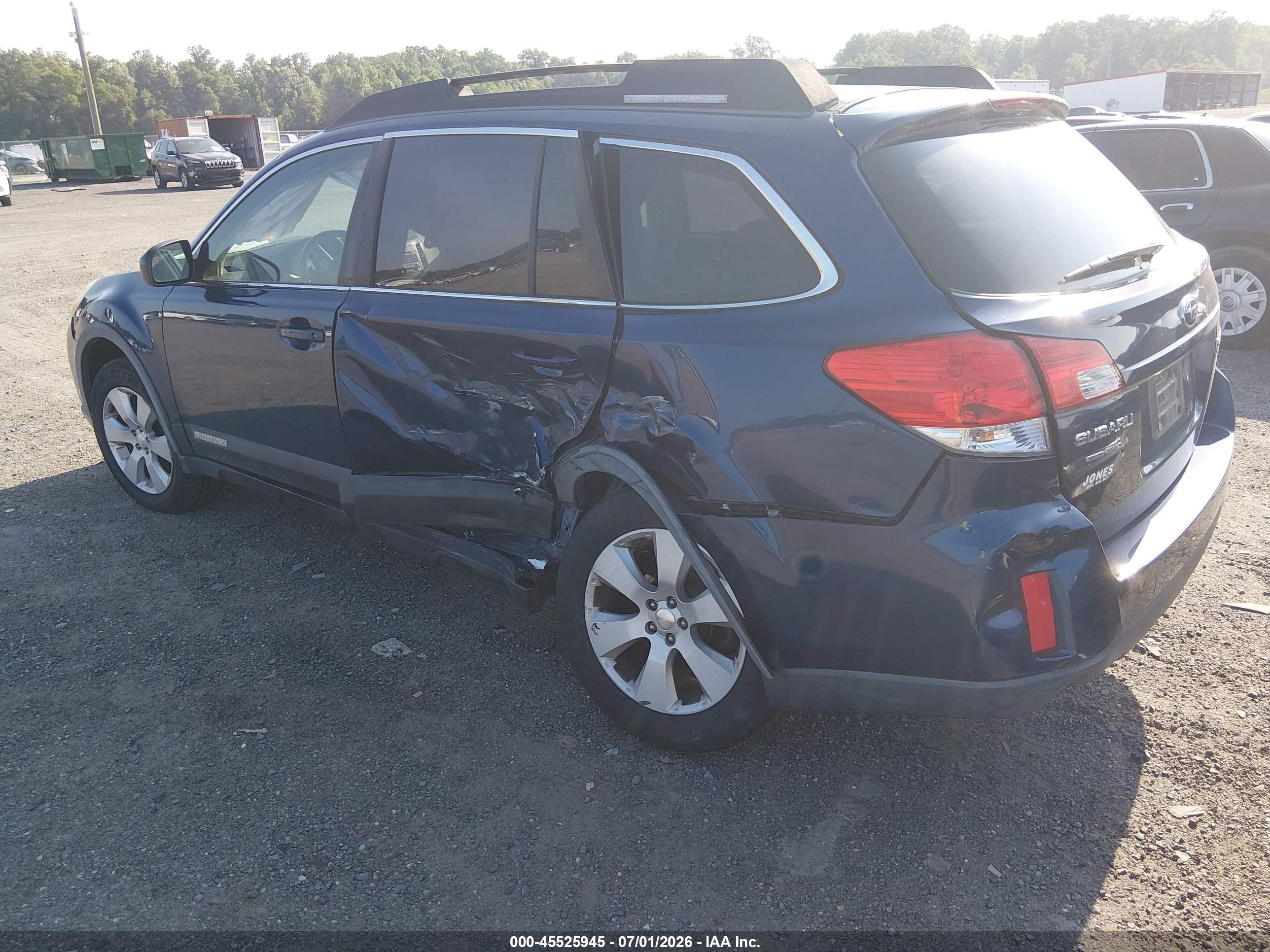 2010 Subaru Outback 2.5i Premium Синий vin: 4S4BRBDC8A3321505
