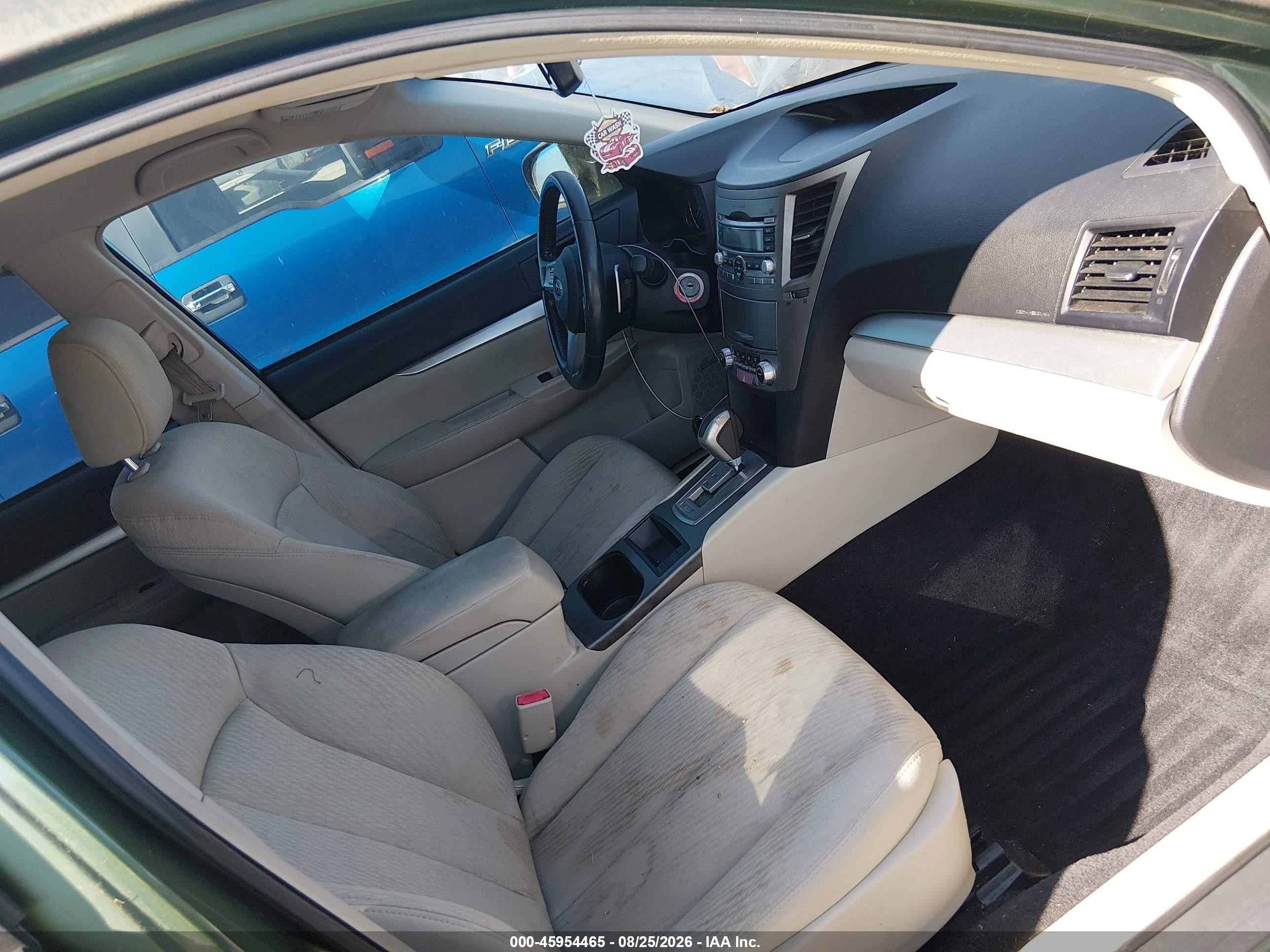 2010 Subaru Outback 2.5i Premium Зеленый vin: 4S4BRBDC8A3382787