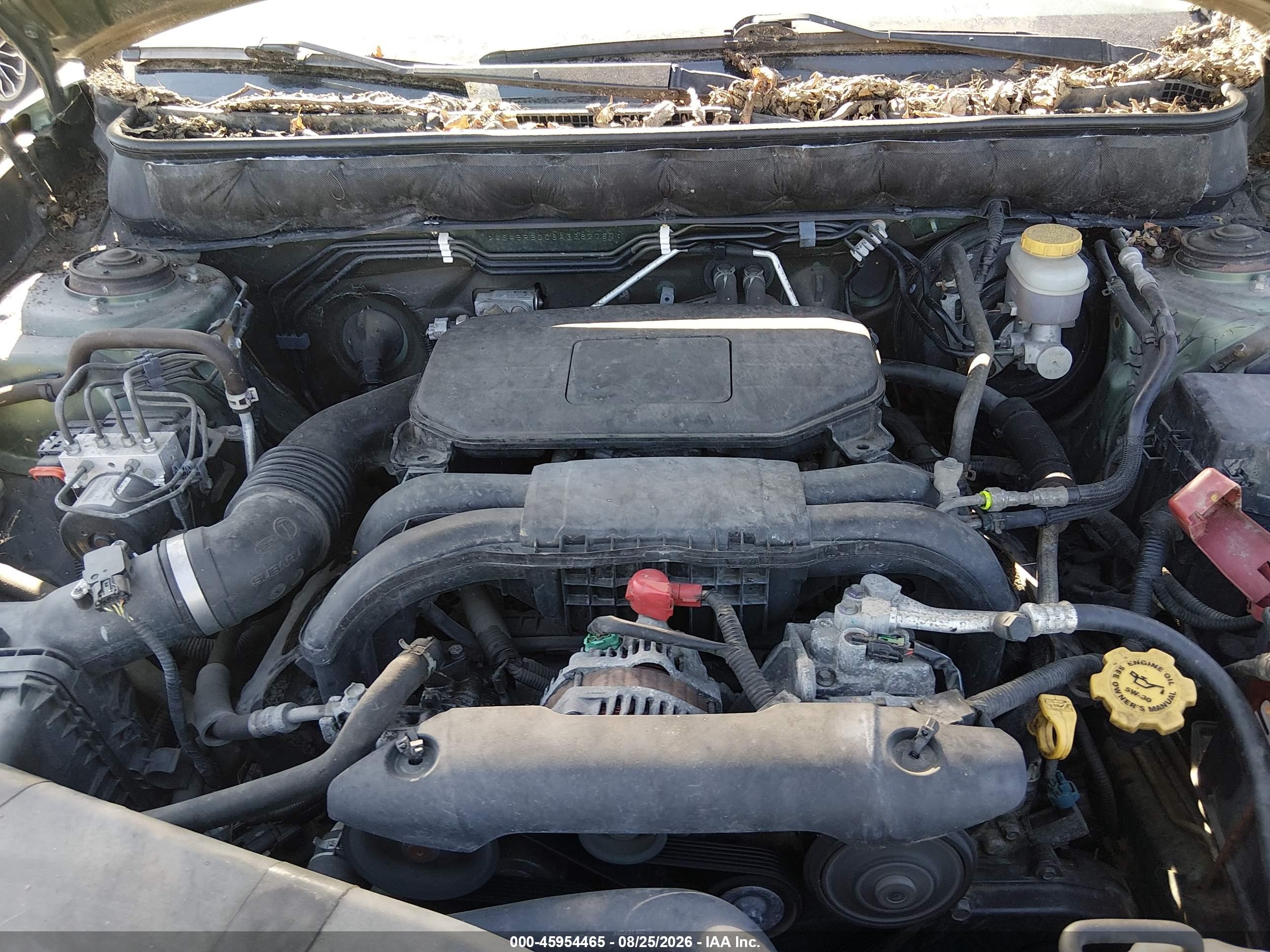 2010 Subaru Outback 2.5i Premium Зеленый vin: 4S4BRBDC8A3382787