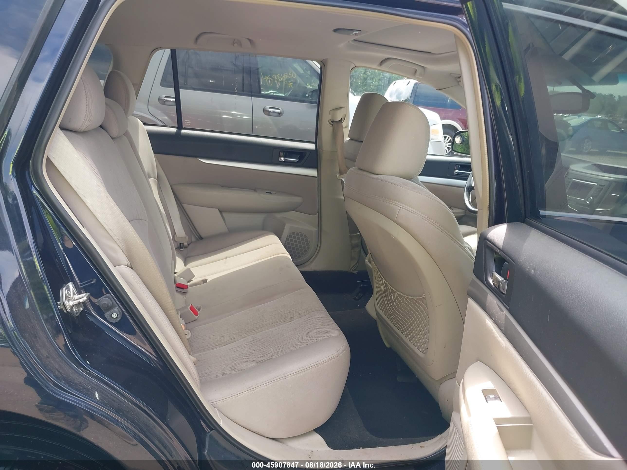 2014 Subaru Outback 2.5i Premium Blue vin: 4S4BRBDC8E3208935