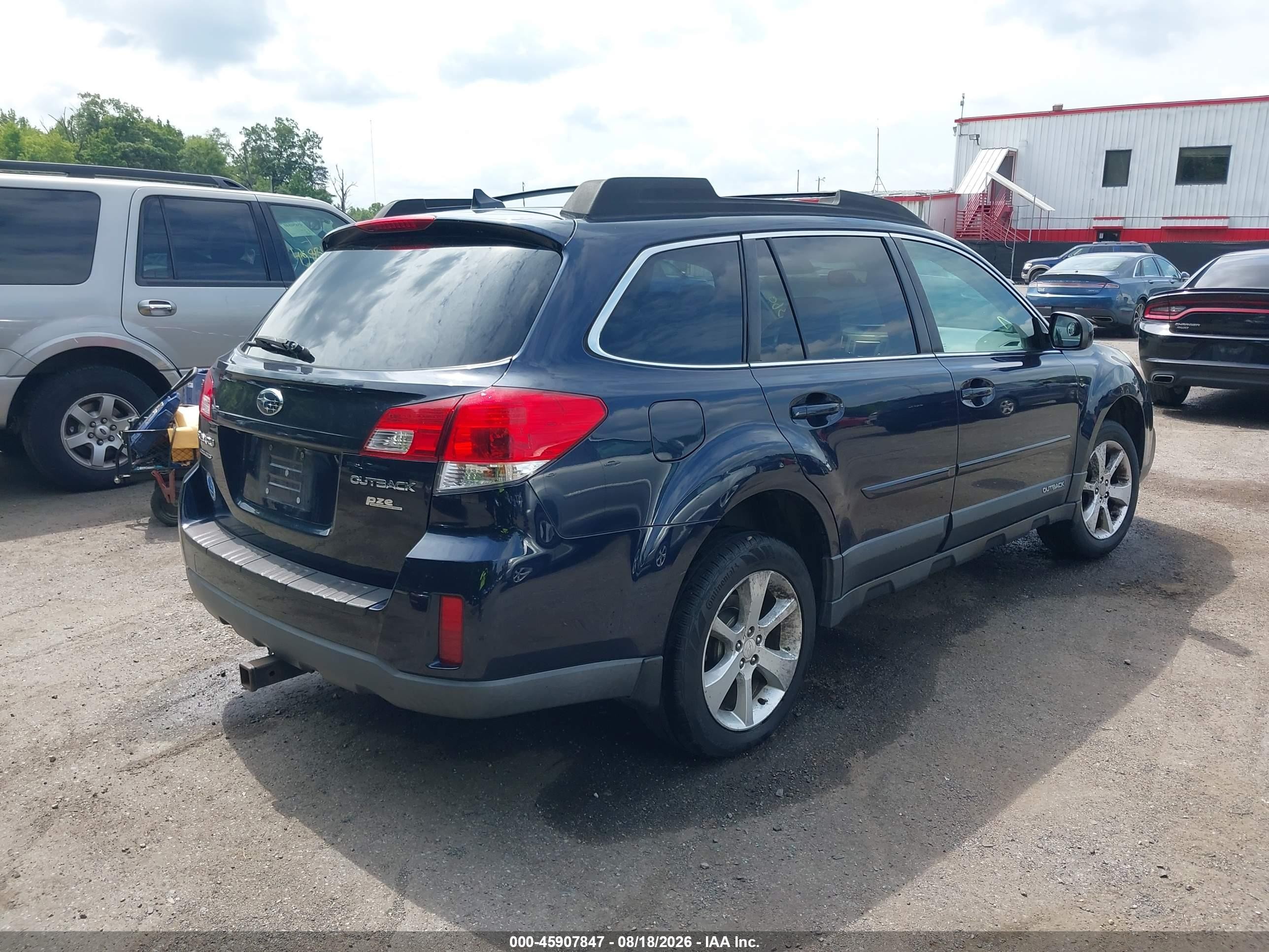 2014 Subaru Outback 2.5i Premium Blue vin: 4S4BRBDC8E3208935
