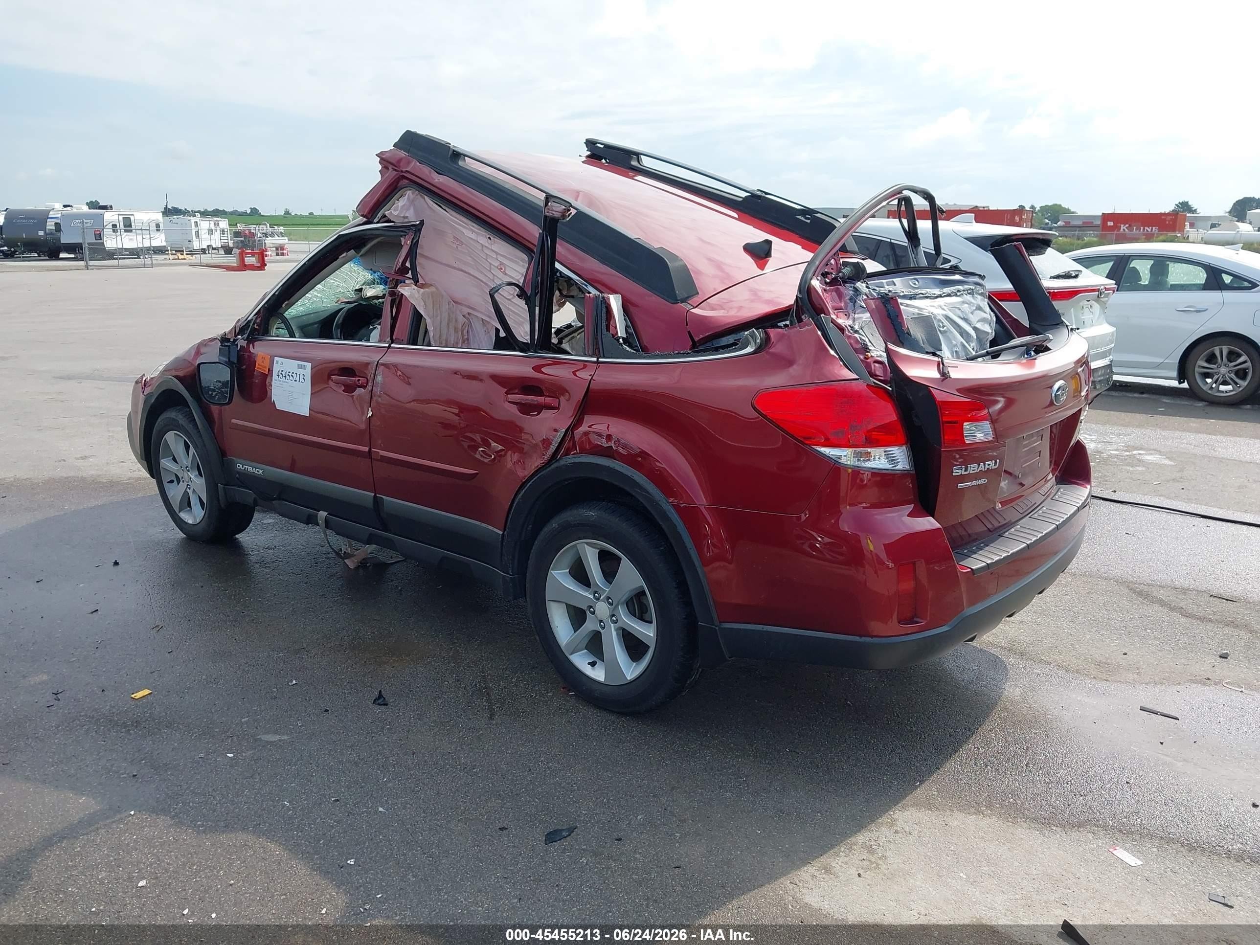 2014 Subaru Outback 2.5i Premium Maroon vin: 4S4BRBDC8E3269766