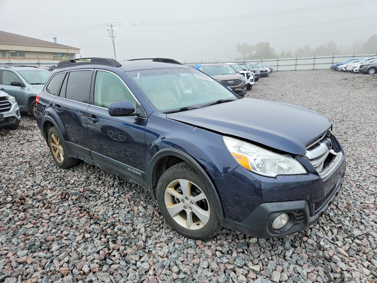 2014 Subaru Outback 2.5i Premium Blue vin: 4S4BRBDC8E3276104