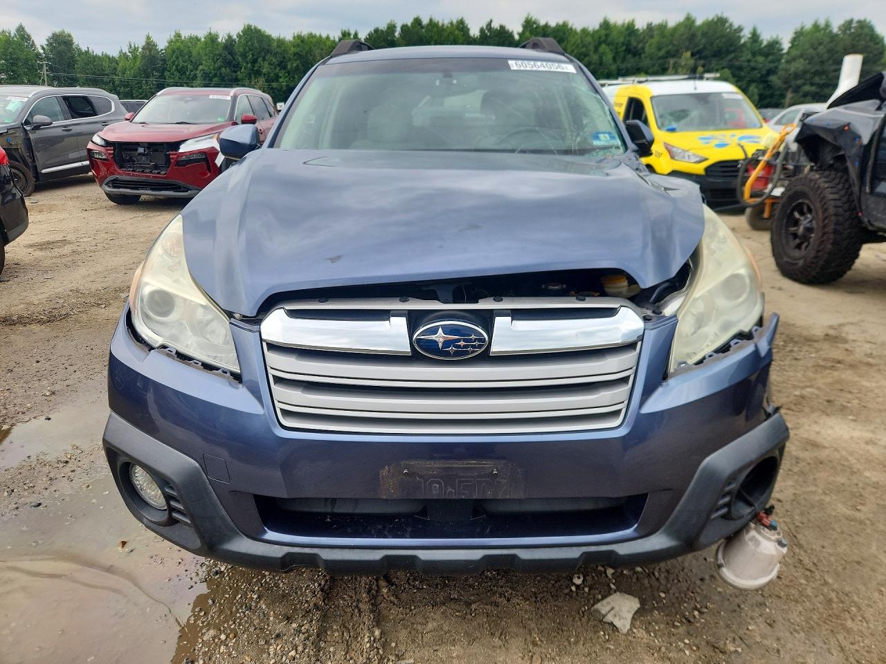 2014 Subaru Outback 2.5i Premium Blue vin: 4S4BRBDC8E3285496
