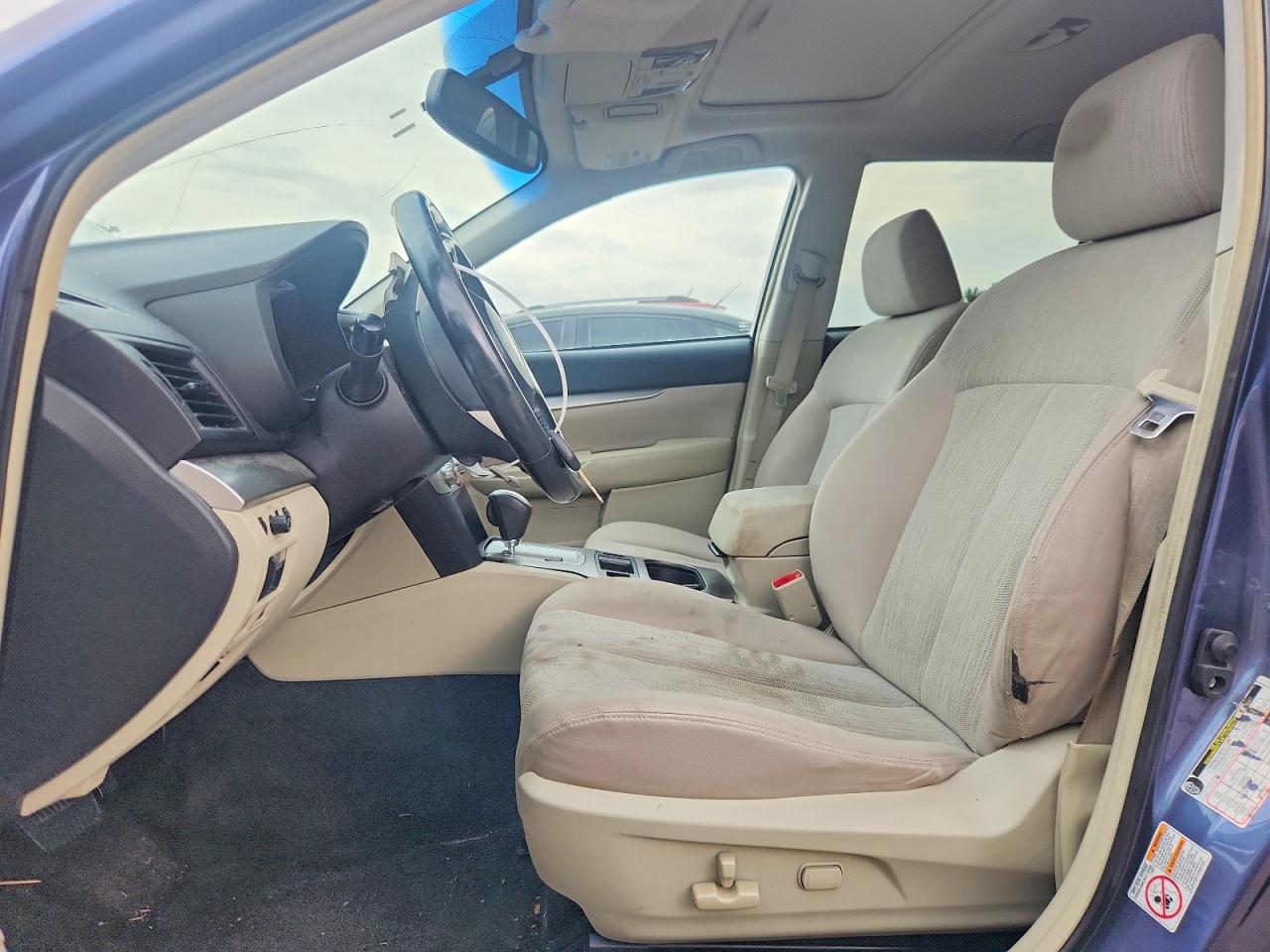 2014 Subaru Outback 2.5i Premium Blue vin: 4S4BRBDC8E3285496