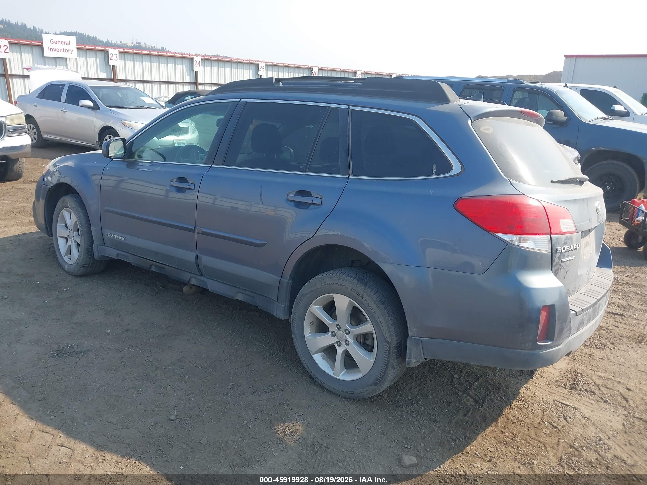 2014 Subaru Outback 2.5i Premium Blue vin: 4S4BRBDCXE3230516
