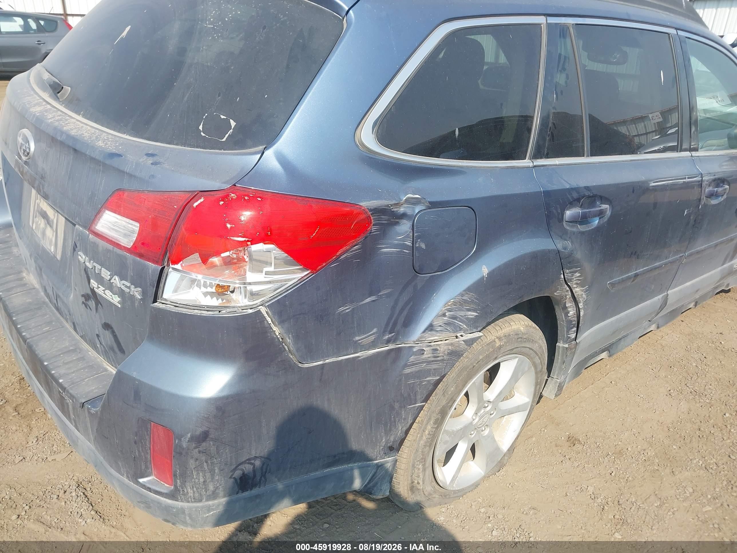 2014 Subaru Outback 2.5i Premium Blue vin: 4S4BRBDCXE3230516