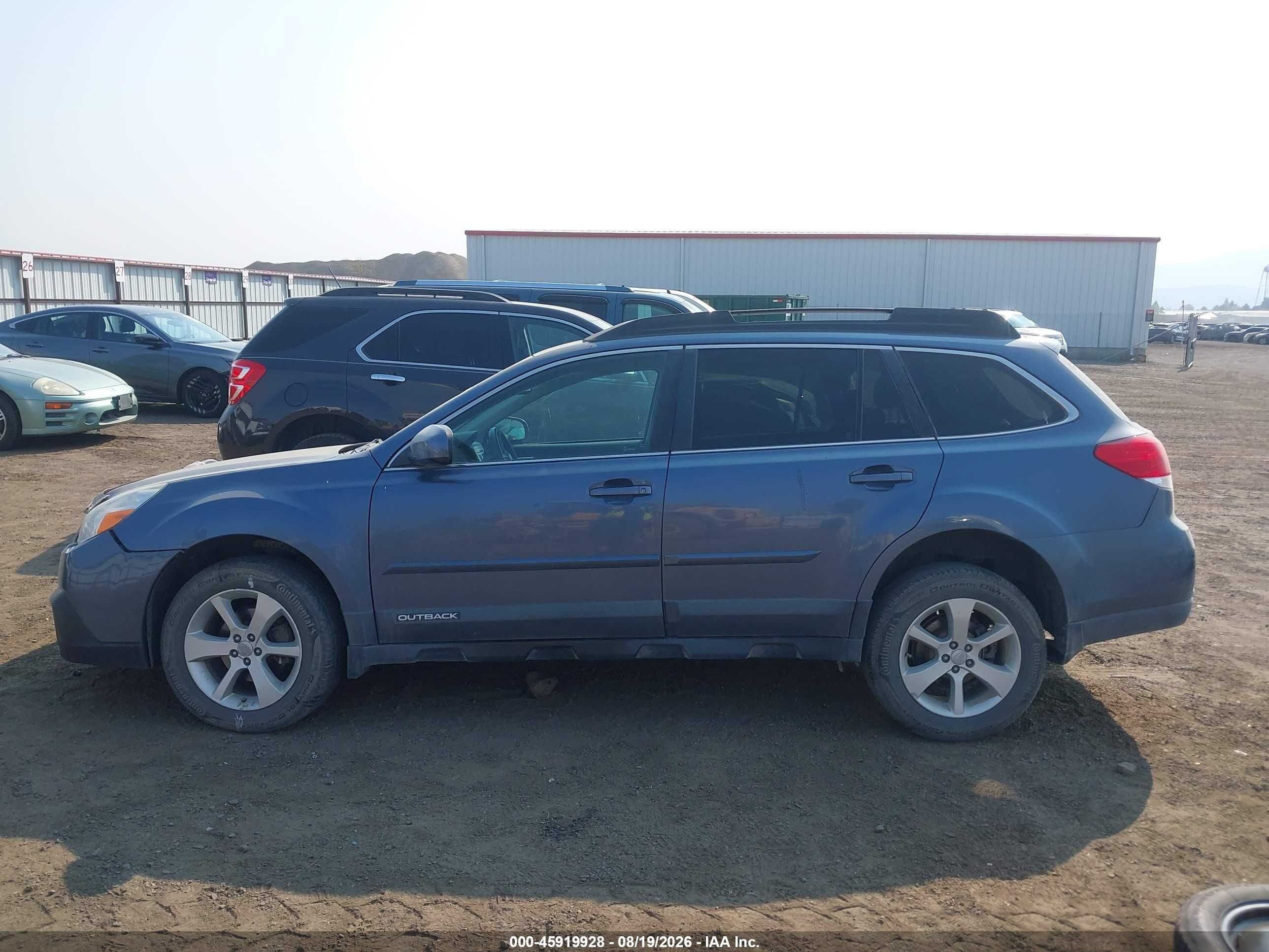 2014 Subaru Outback 2.5i Premium Blue vin: 4S4BRBDCXE3230516