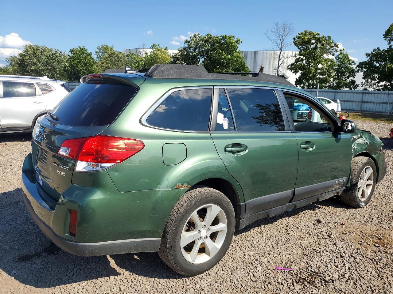 2014 Subaru Outback 2.5i Premium Green vin: 4S4BRBDCXE3287461