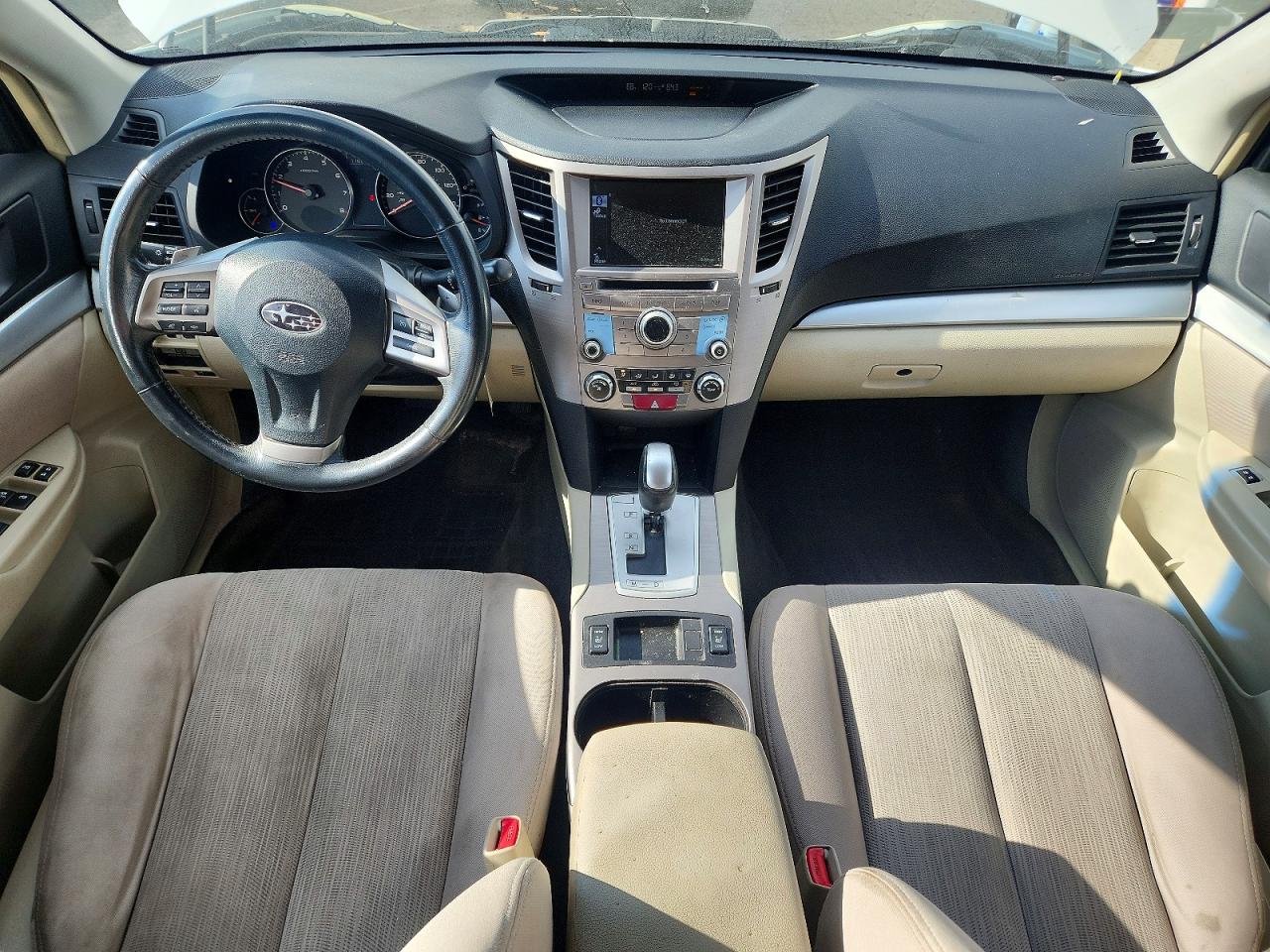 2014 Subaru Outback 2.5i Premium Белый vin: 4S4BRBECXE3201158