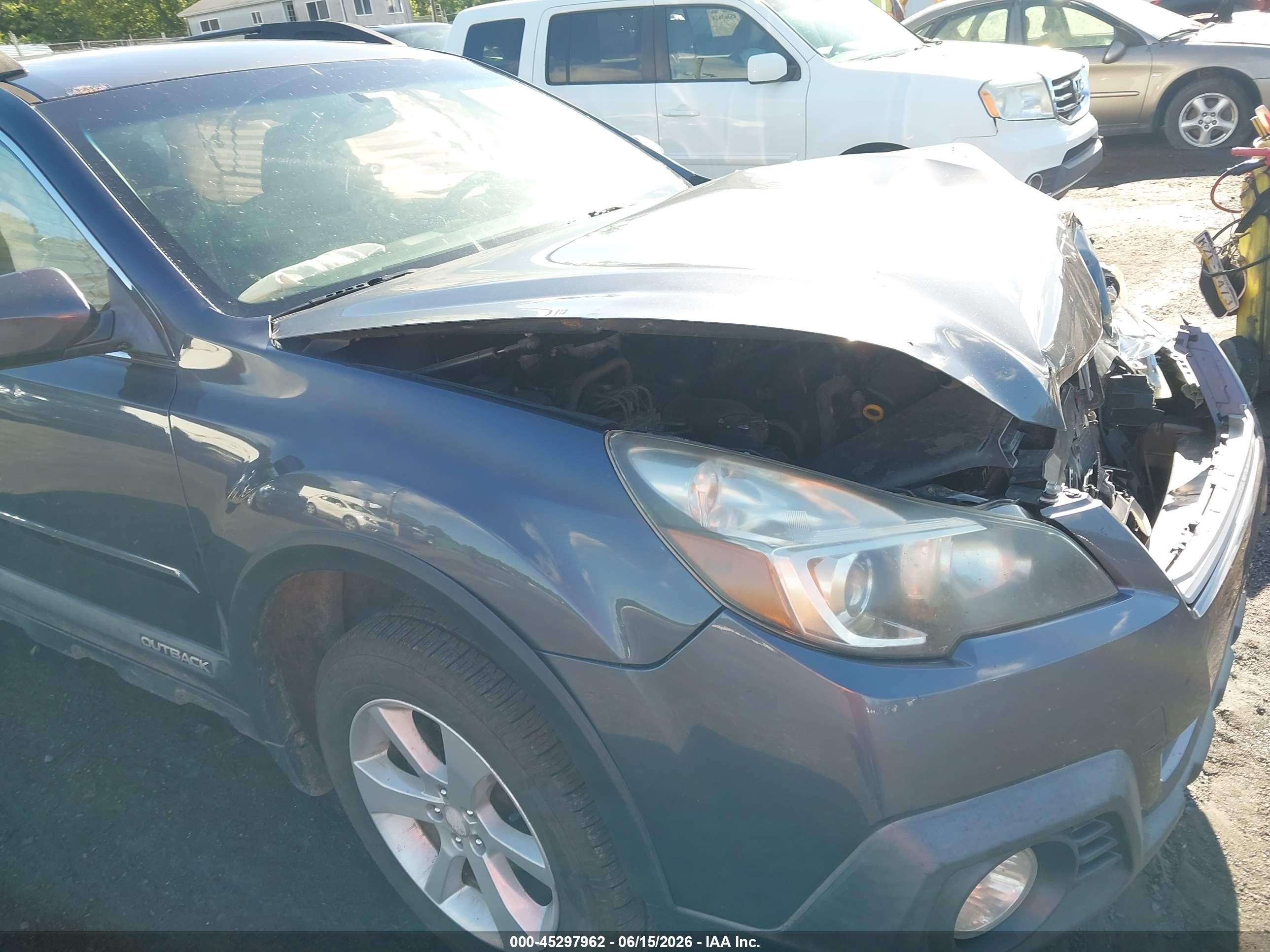 2014 Subaru Outback 2.5i Premium Blue vin: 4S4BRBECXE3243989