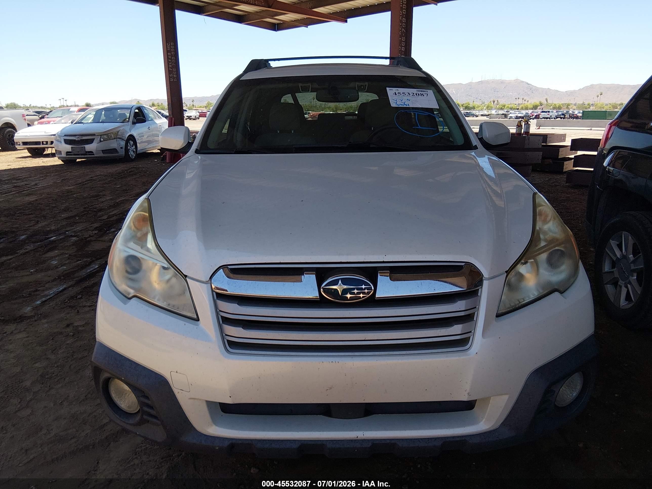 2014 Subaru Outback 2.5i Premium Cream vin: 4S4BRBFC1E3201161