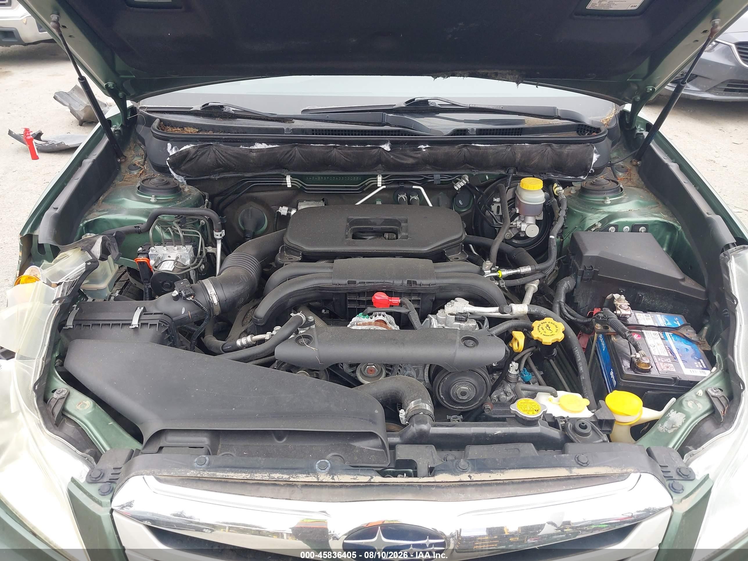 2010 Subaru Outback 2.5i Premium Green vin: 4S4BRBFC3A3373055