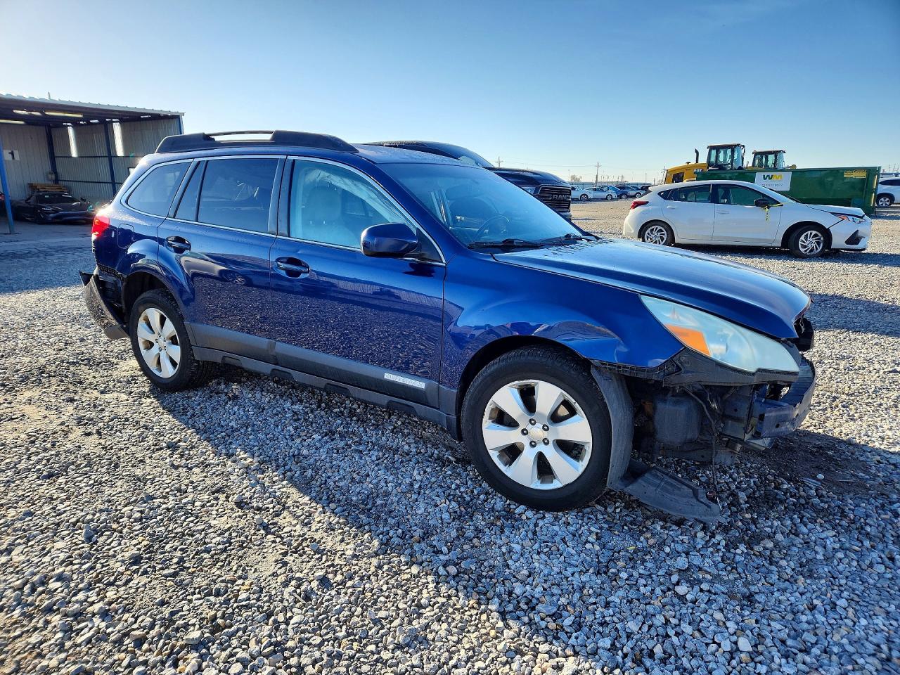 2011 Subaru Outback 2.5i Premium Blue vin: 4S4BRBFC6B3337491