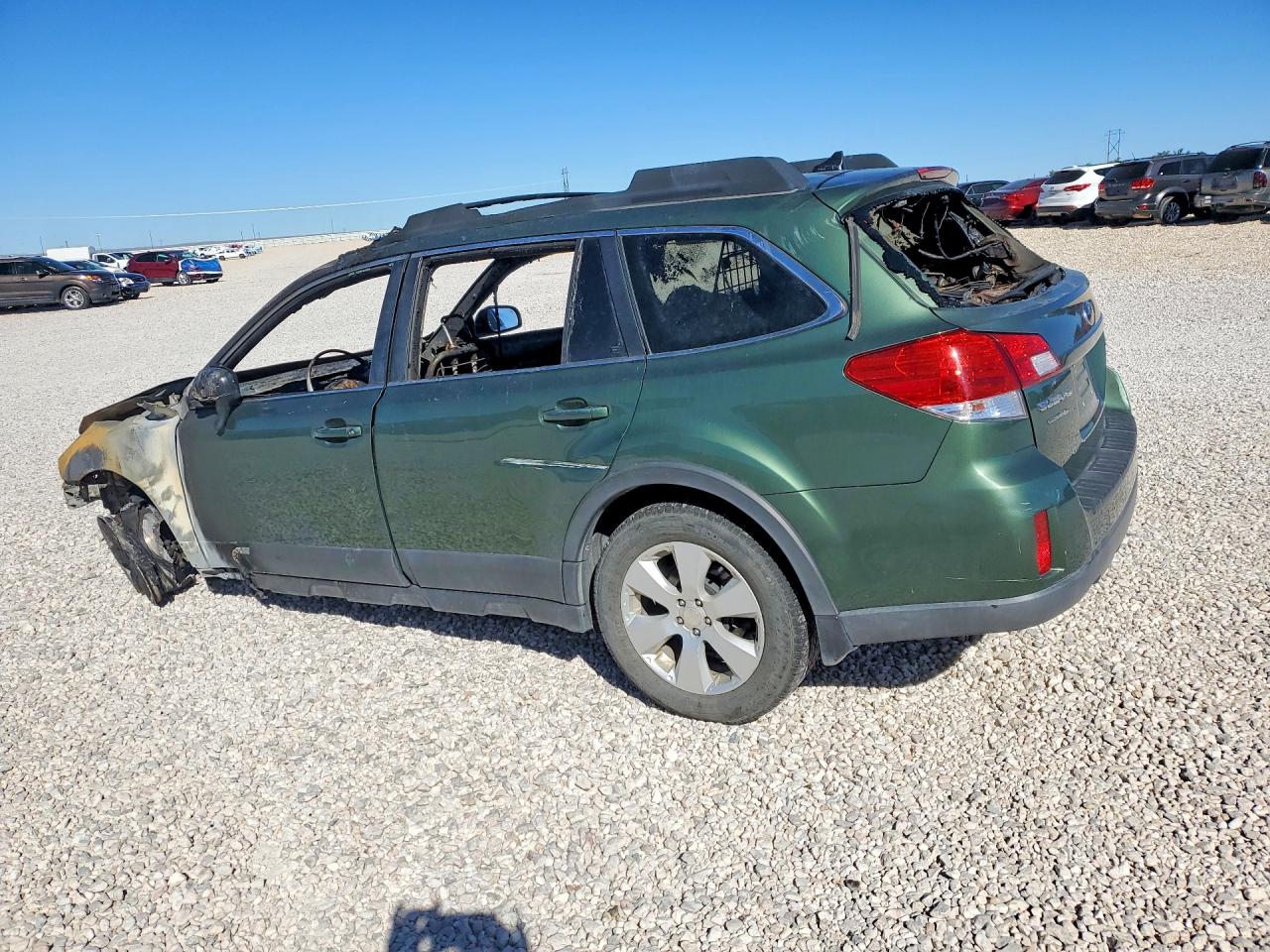 2011 Subaru Outback 2.5i Premium Green vin: 4S4BRBFC6B3413632