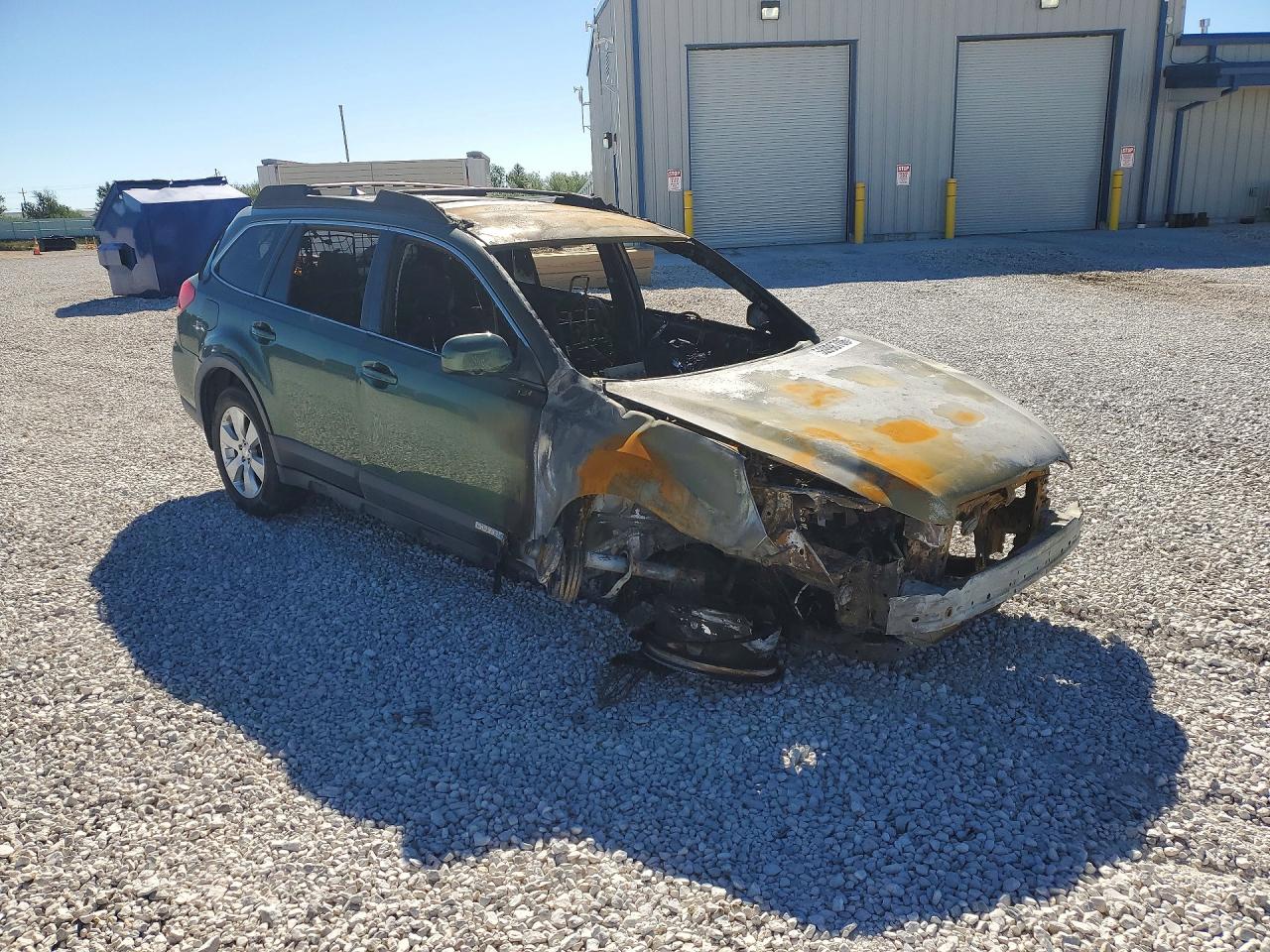 2011 Subaru Outback 2.5i Premium Green vin: 4S4BRBFC6B3413632