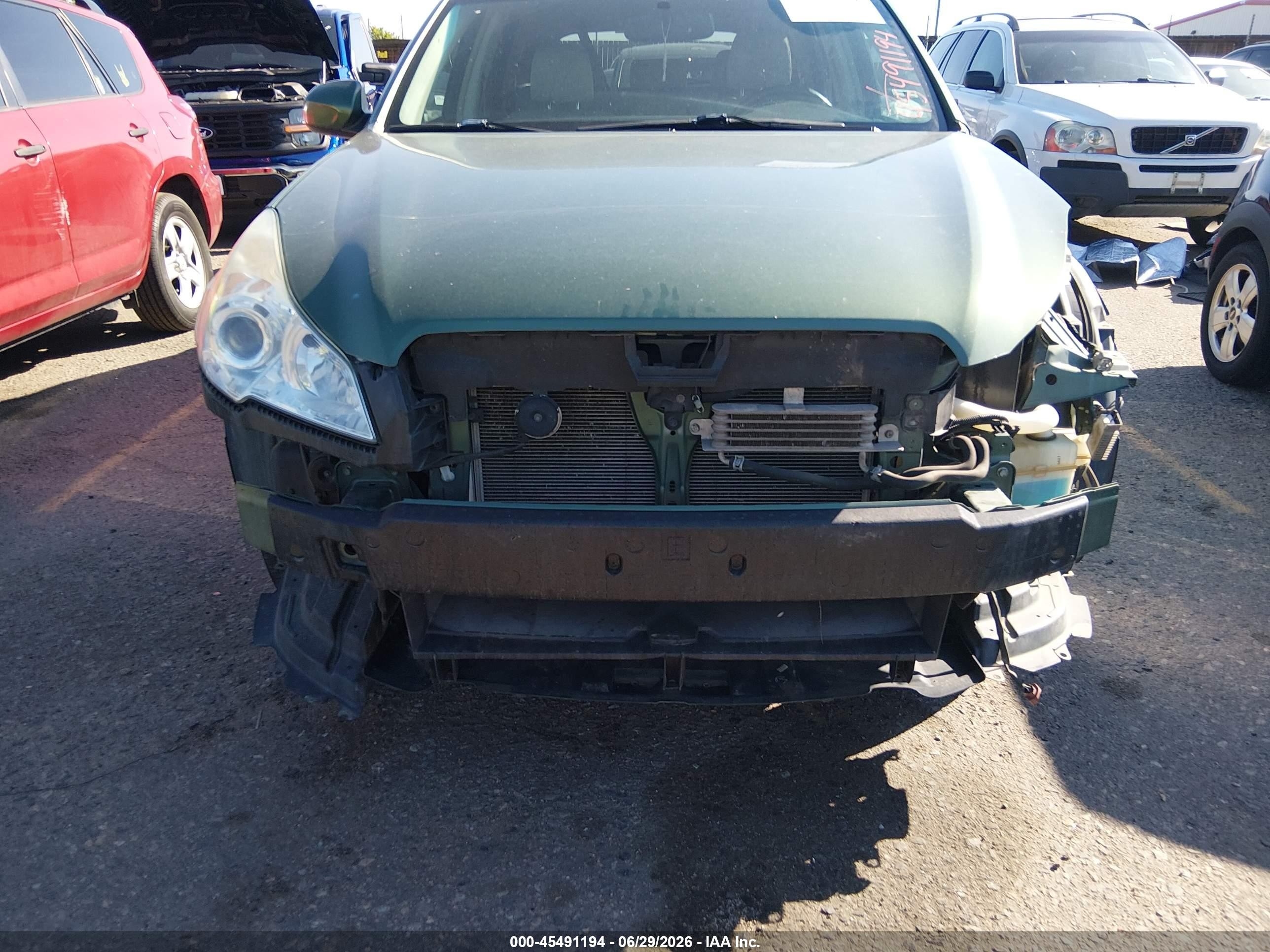 2010 Subaru Outback 2.5i Premium Green vin: 4S4BRBFC7A3384172