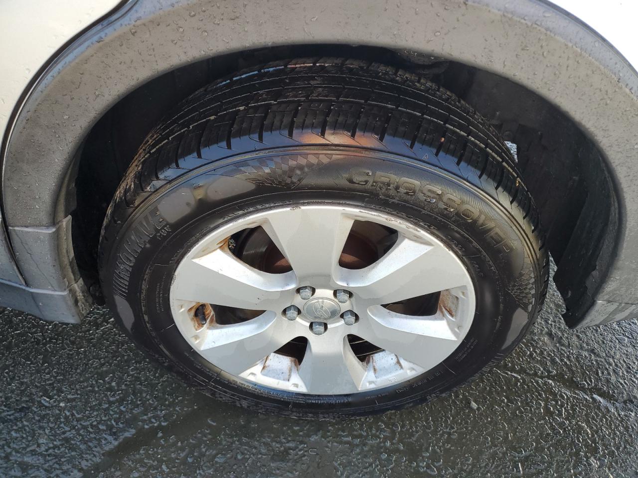 2012 Subaru Outback 2.5i Premium Синий vin: 4S4BRBFC8C3216771 Damage: Left Rear Wheel, Curb Rash, > 12 Inches