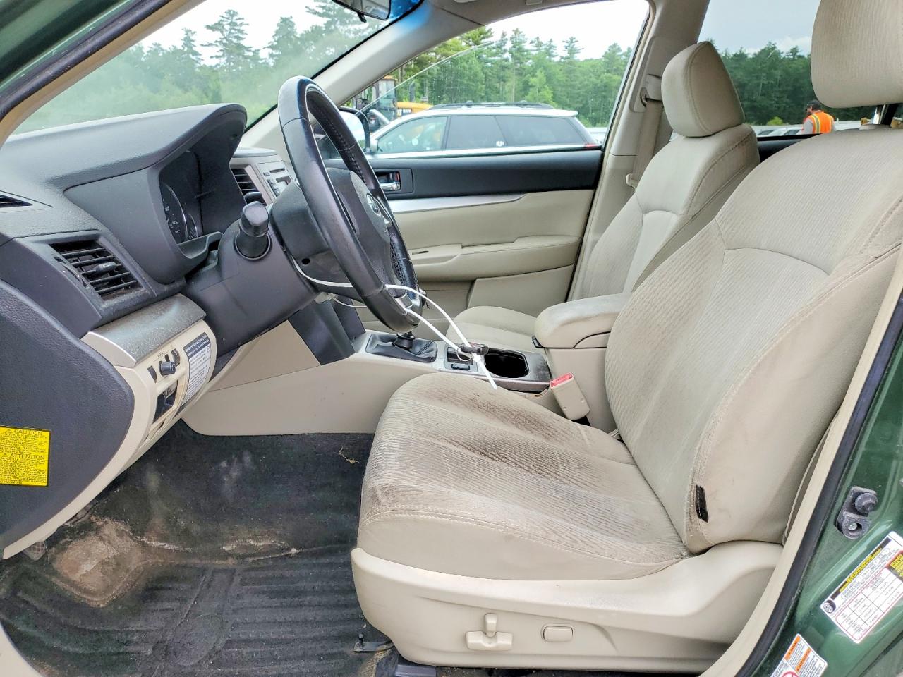 2012 Subaru Outback 2.5i Premium Green vin: 4S4BRBFC9C1278336