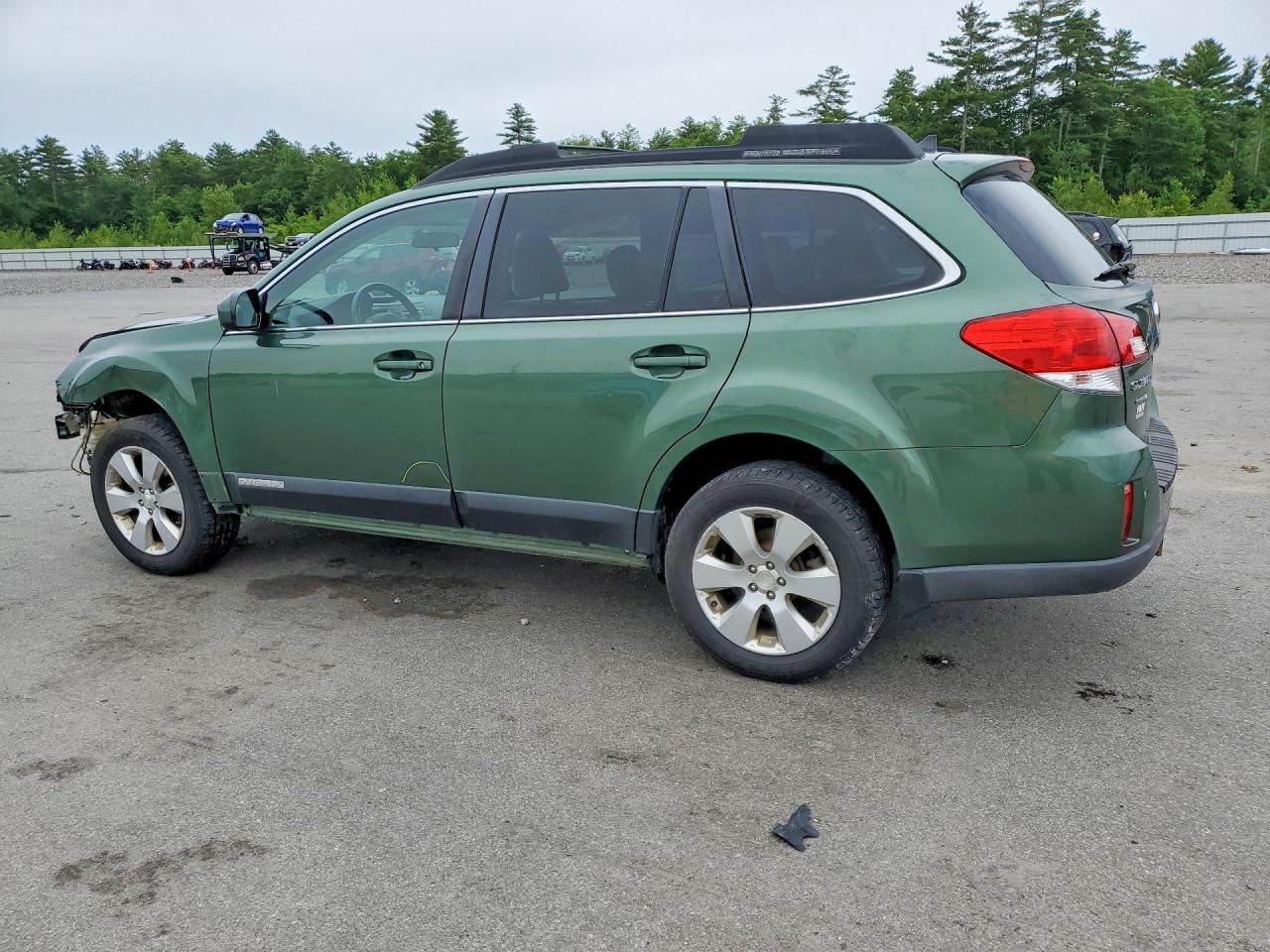 2012 Subaru Outback 2.5i Premium Green vin: 4S4BRBFC9C1278336