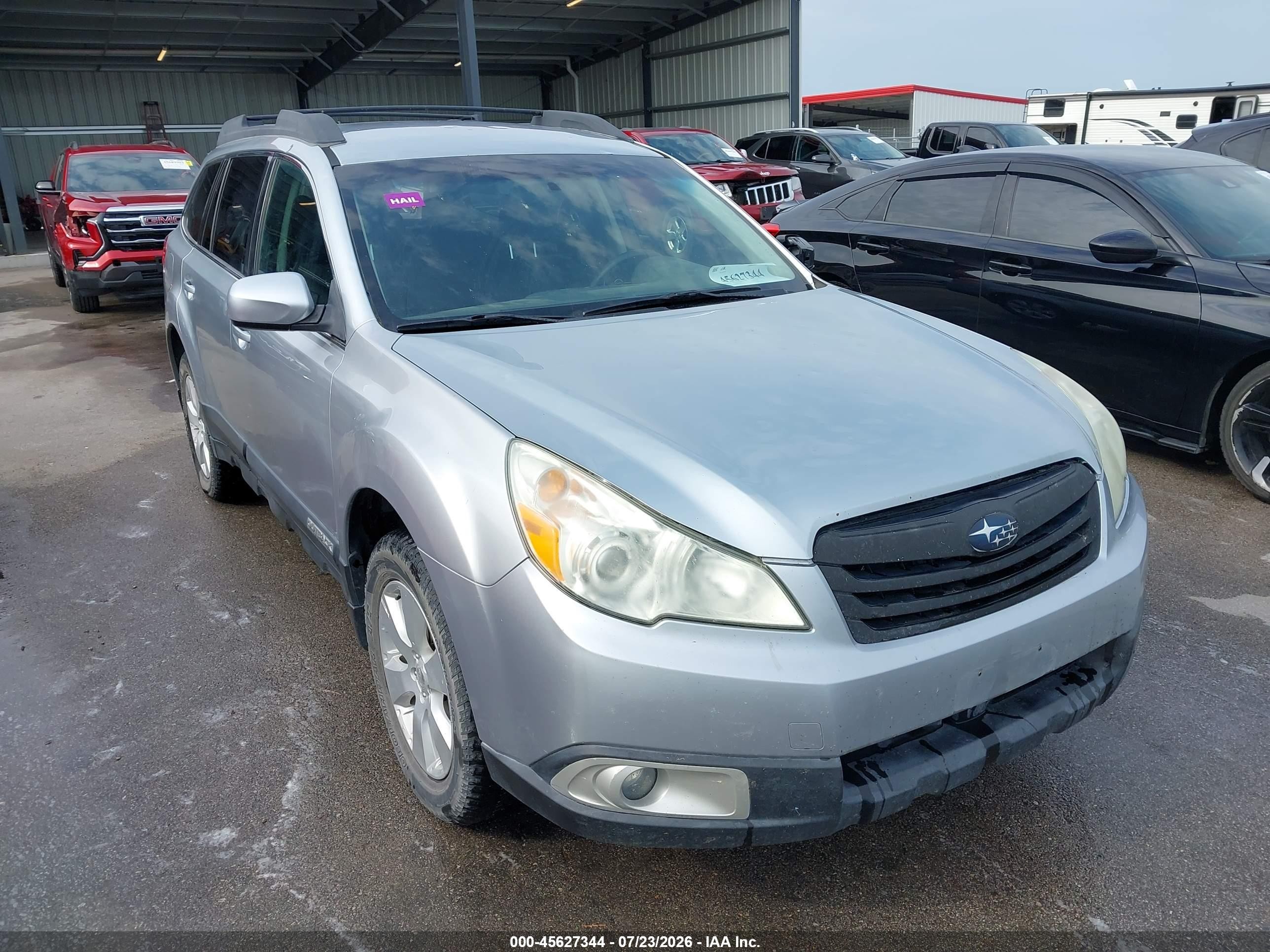 2012 Subaru Outback 2.5i Premium Silver vin: 4S4BRBFC9C3222210