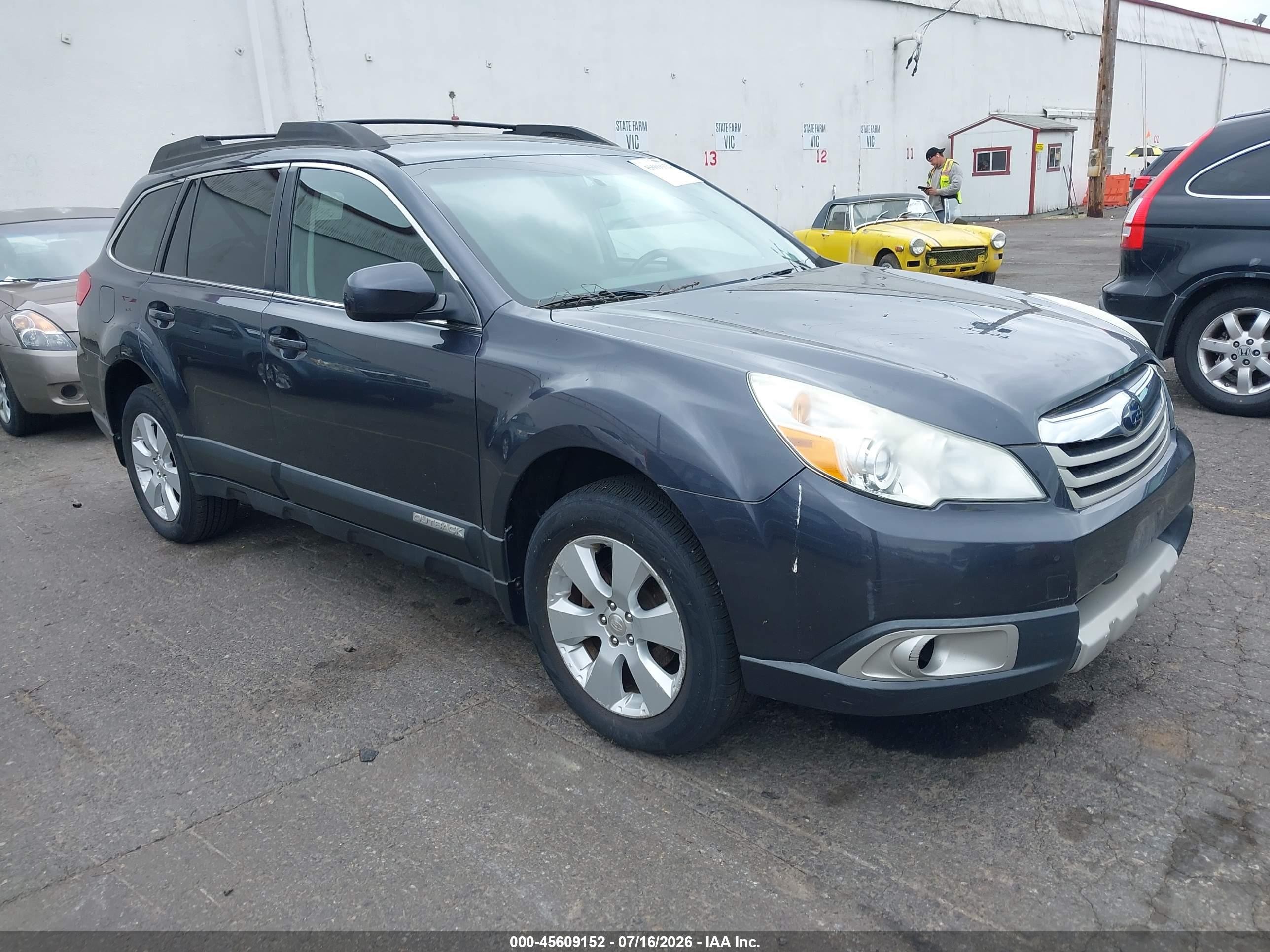 2012 Subaru Outback 2.5i Premium Серый vin: 4S4BRBFCXC3242983