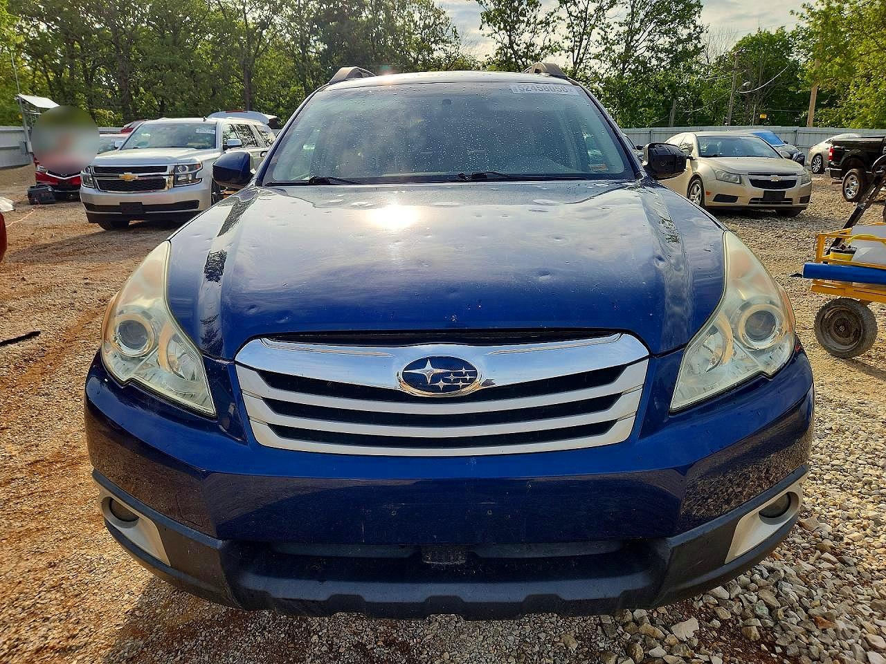 2010 Subaru Outback 2.5i Premium Blue vin: 4S4BRBGC0A3372623
