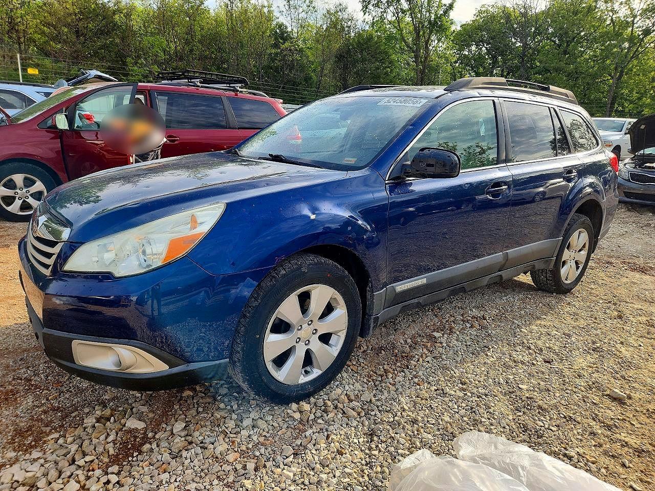 2010 Subaru Outback 2.5i Premium Blue vin: 4S4BRBGC0A3372623