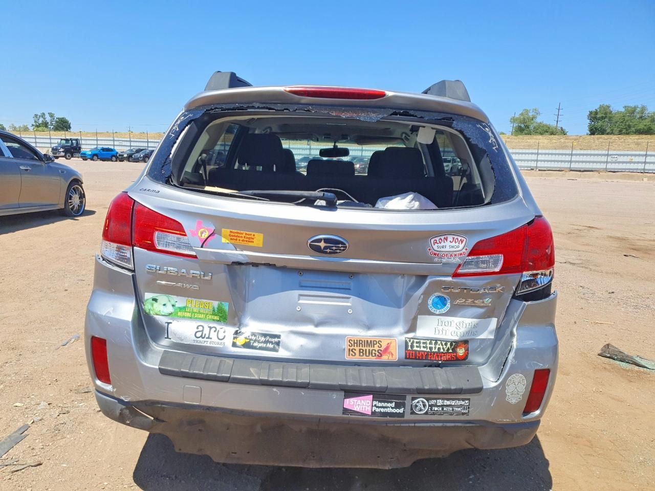 2011 Subaru Outback 2.5i Premium Gray vin: 4S4BRBGC1B3341253