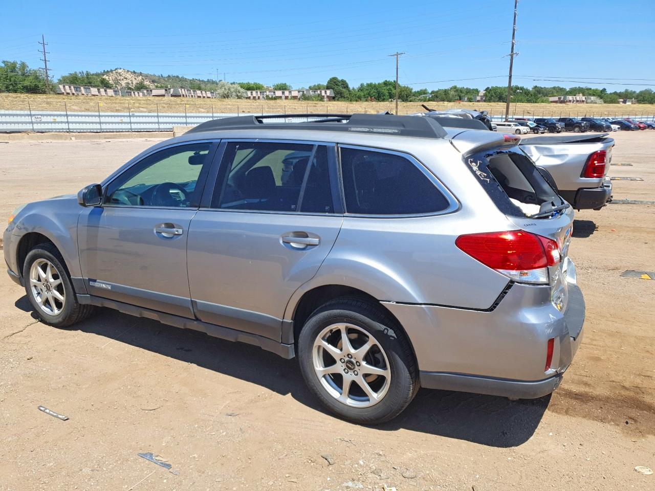 2011 Subaru Outback 2.5i Premium Gray vin: 4S4BRBGC1B3341253