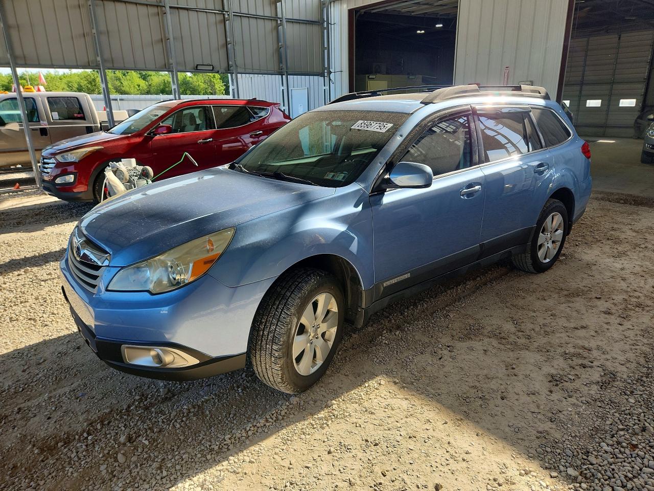 2012 Subaru Outback 2.5i Premium Blue vin: 4S4BRBGC1C3216934