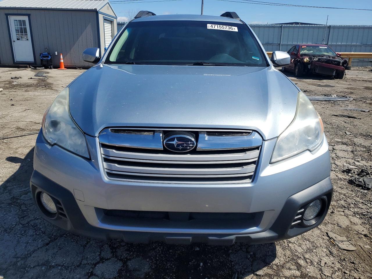 2013 Subaru Outback 2.5i Premium Silver vin: 4S4BRBGC1D3241799