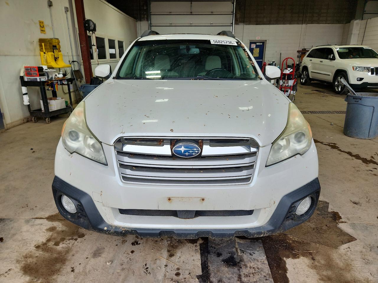 2013 Subaru Outback Premium +m White vin: 4S4BRBGC1D3299993