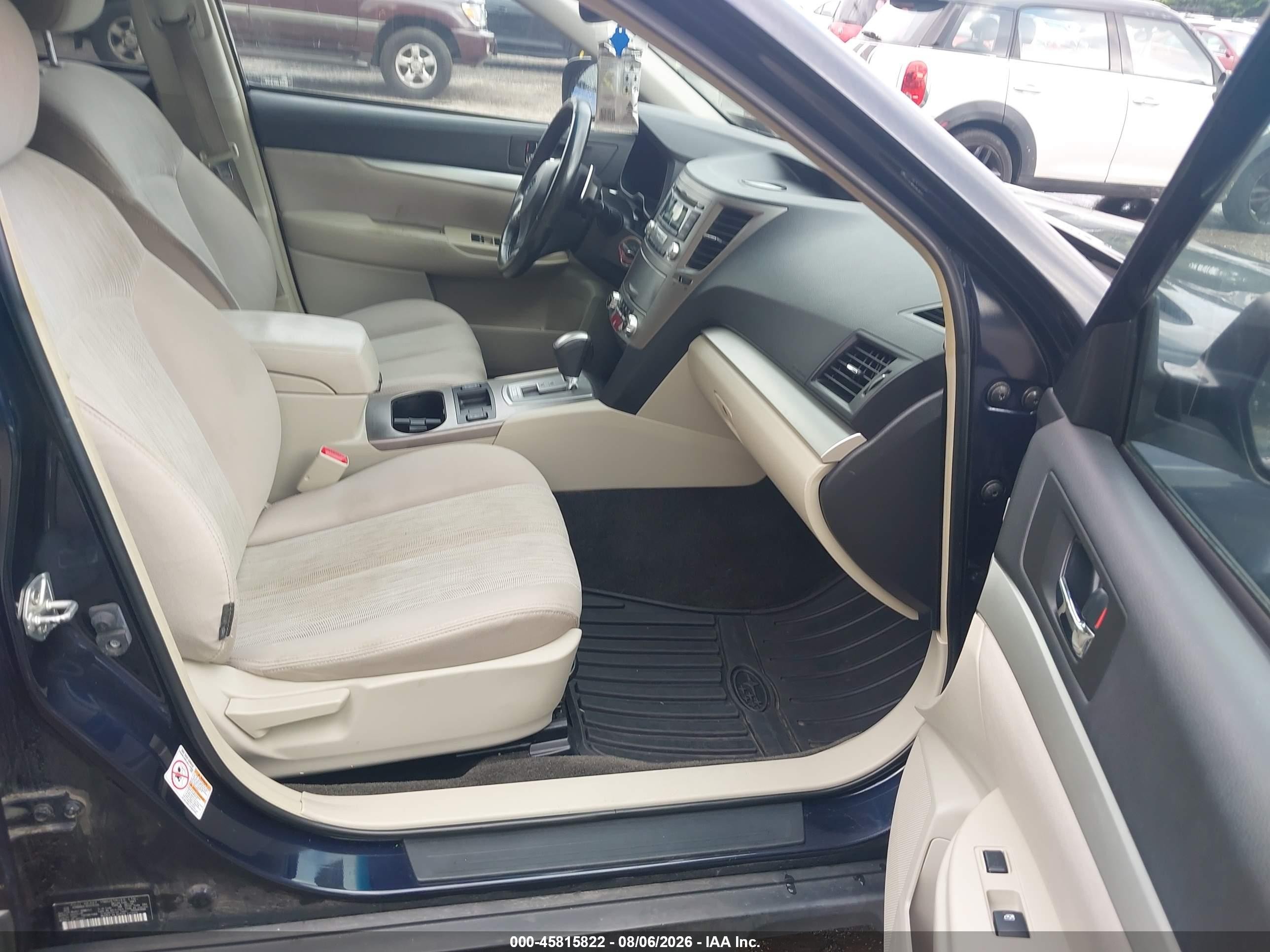 2013 Subaru Outback 2.5i Premium Blue vin: 4S4BRBGC1D3310135