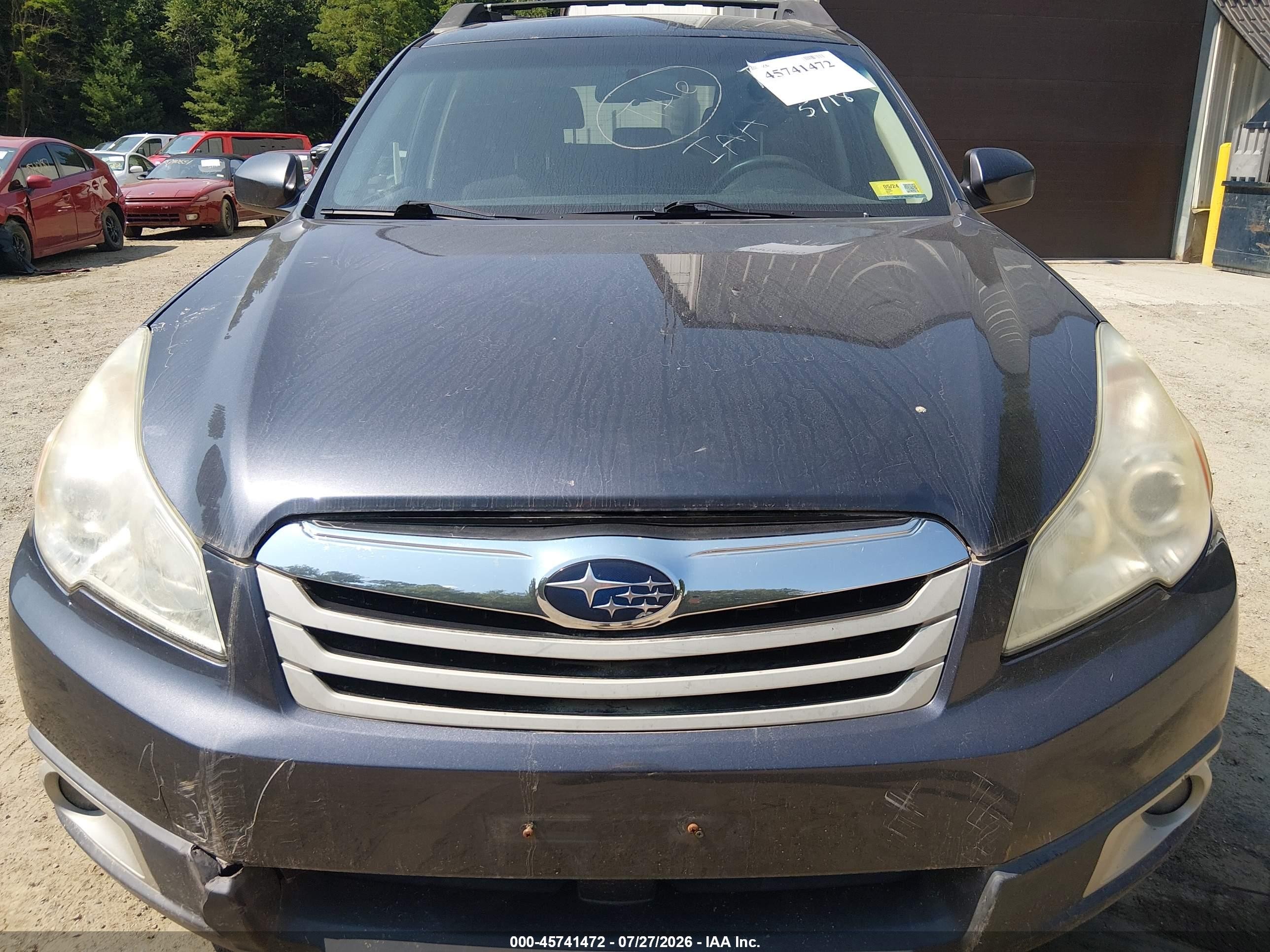 2010 Subaru Outback 2.5i Premium Dark Blue vin: 4S4BRBGC2A3373322