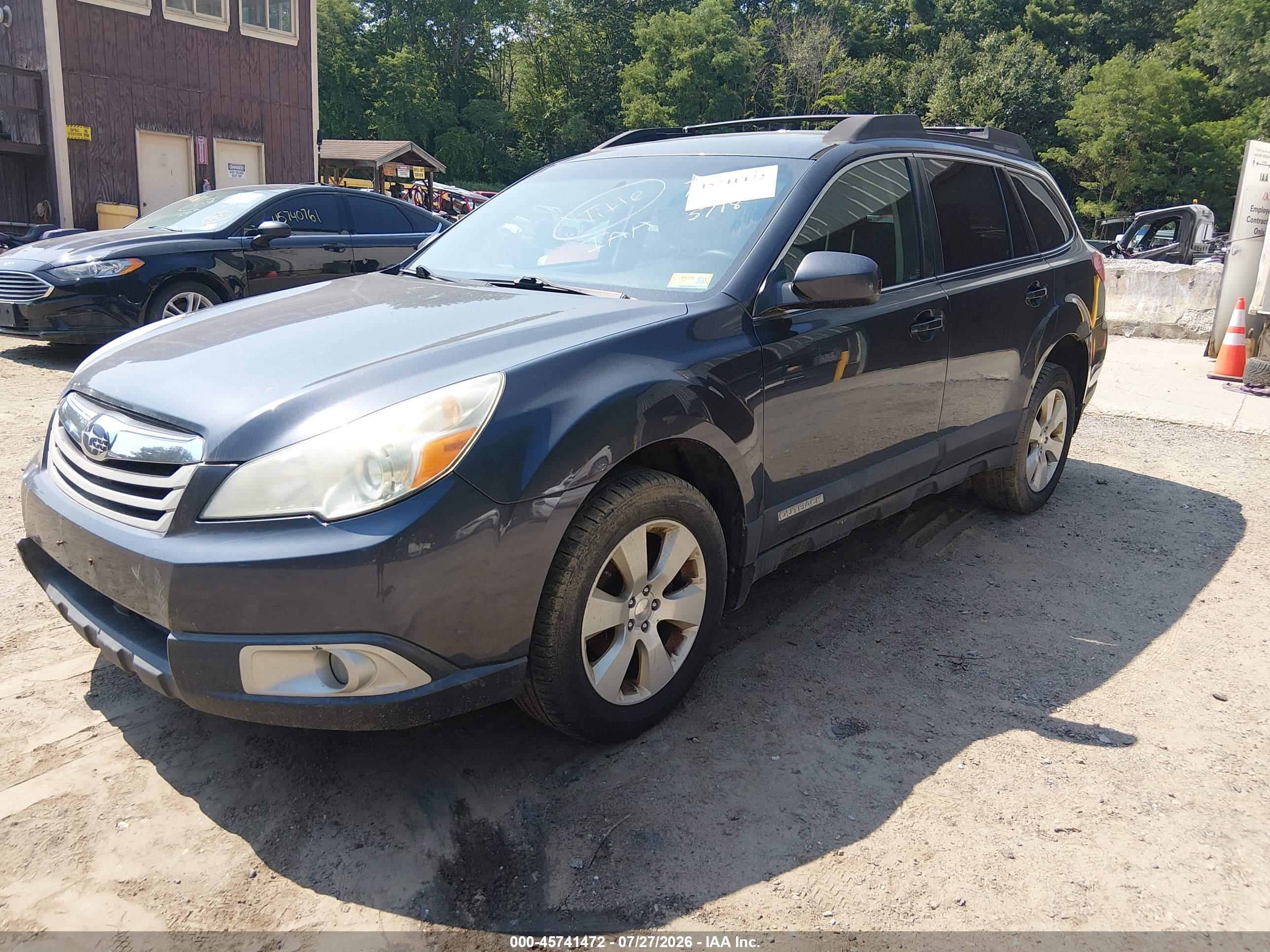 2010 Subaru Outback 2.5i Premium Dark Blue vin: 4S4BRBGC2A3373322