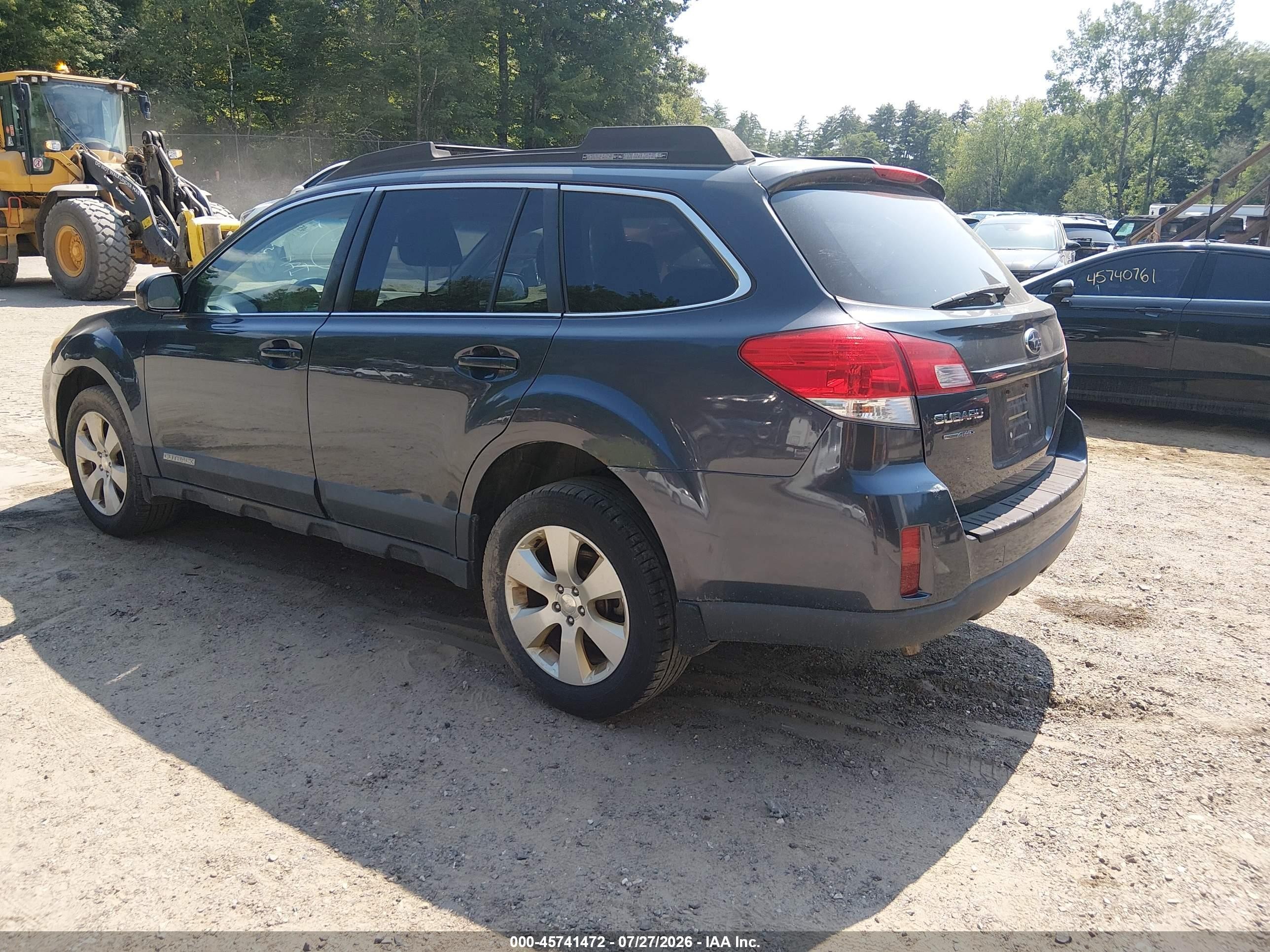 2010 Subaru Outback 2.5i Premium Dark Blue vin: 4S4BRBGC2A3373322